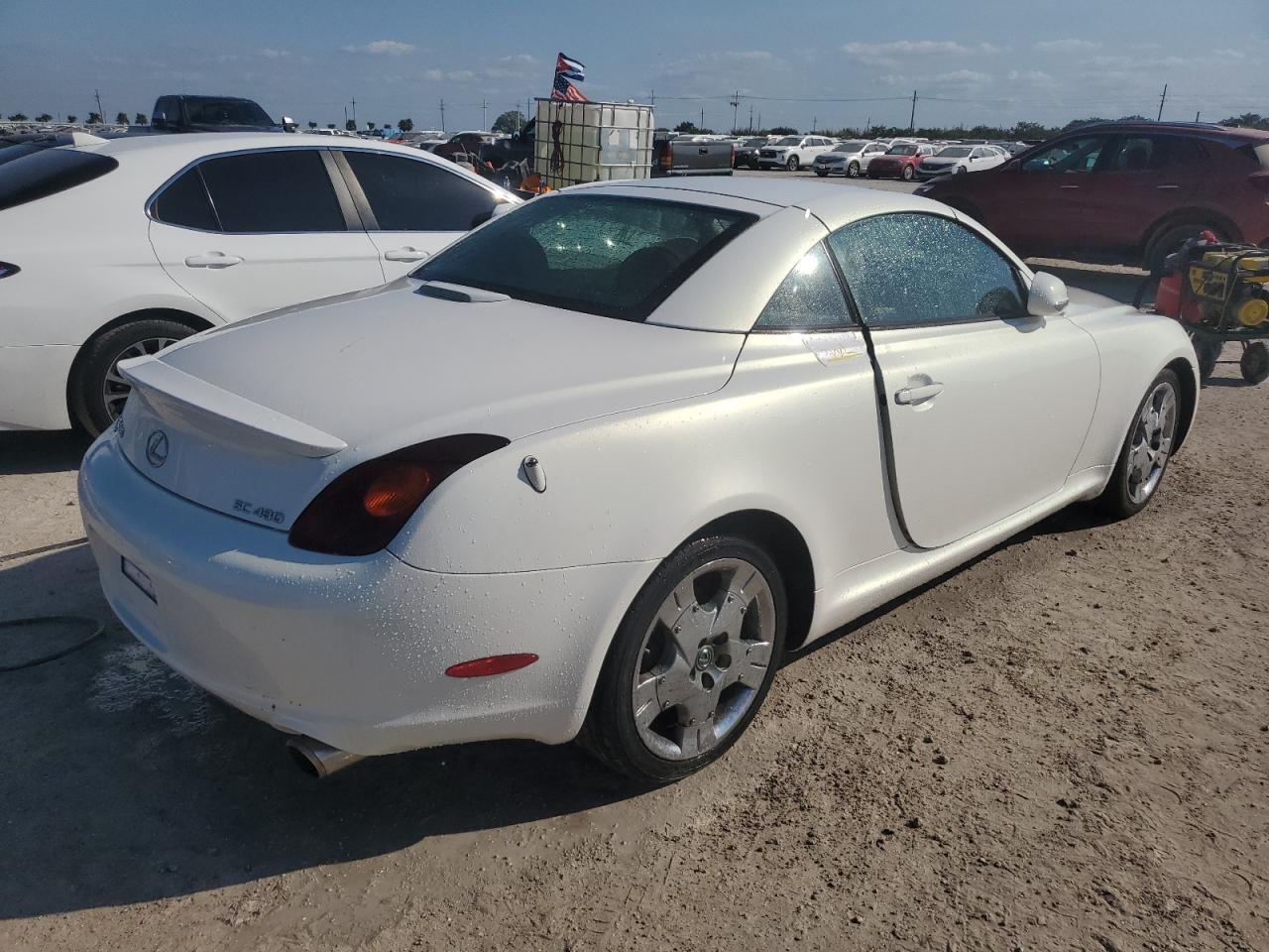 2005 Lexus Sc 430 White vin: JTHFN48Y150070786