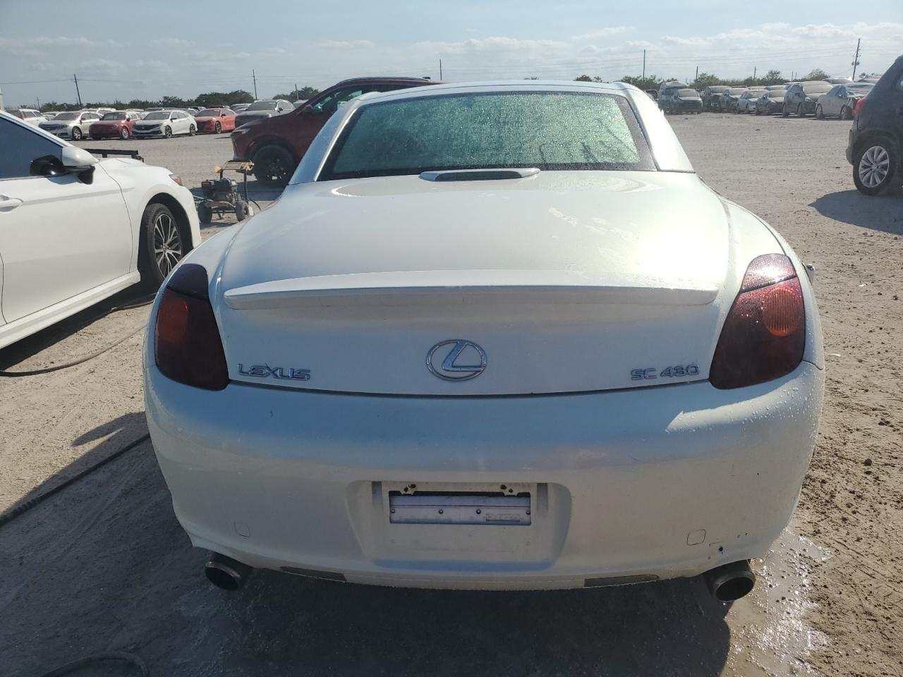 2005 Lexus Sc 430 White vin: JTHFN48Y150070786