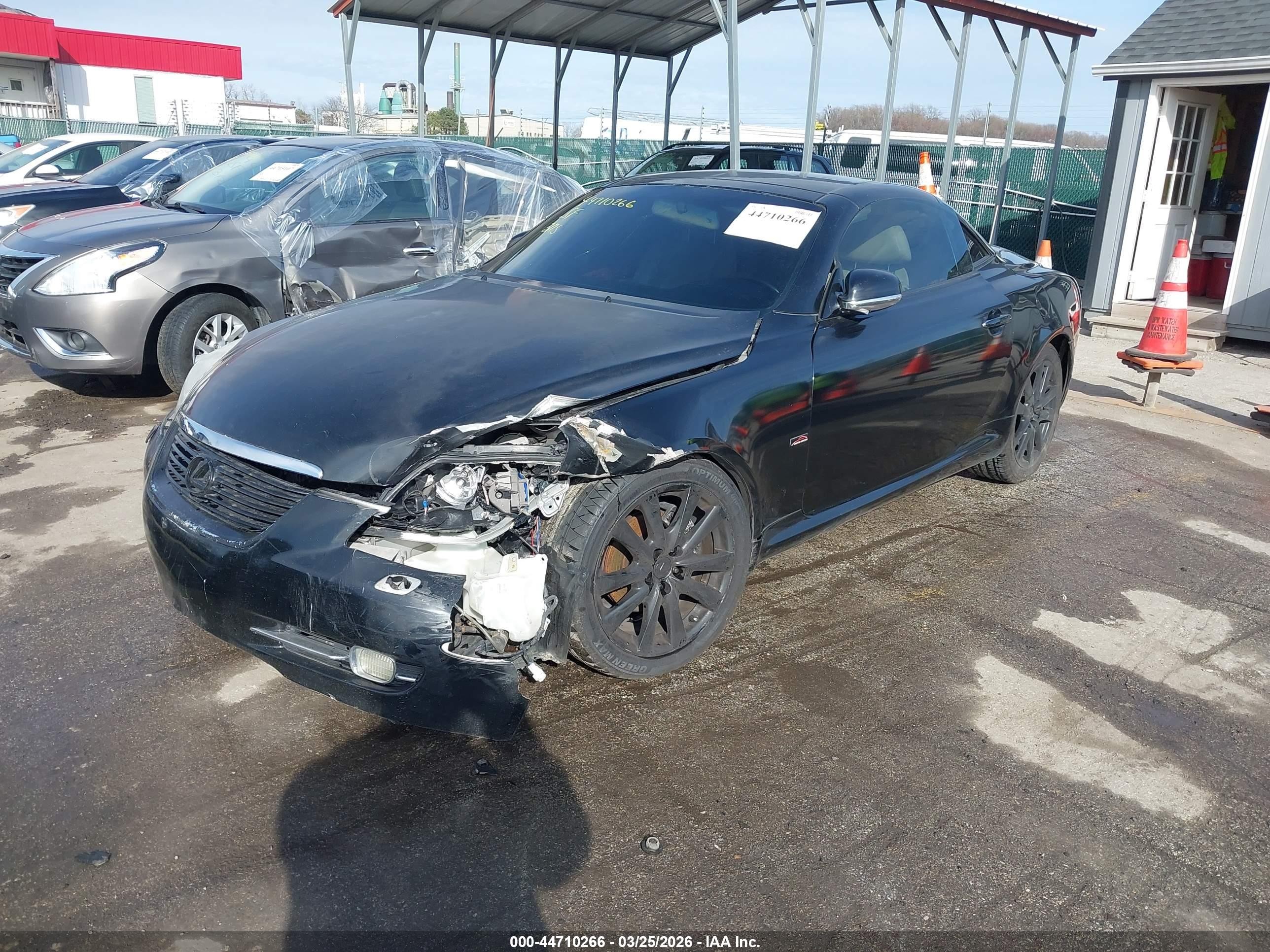 2006 Lexus Sc 430   Black vin: JTHFN48Y169007488
