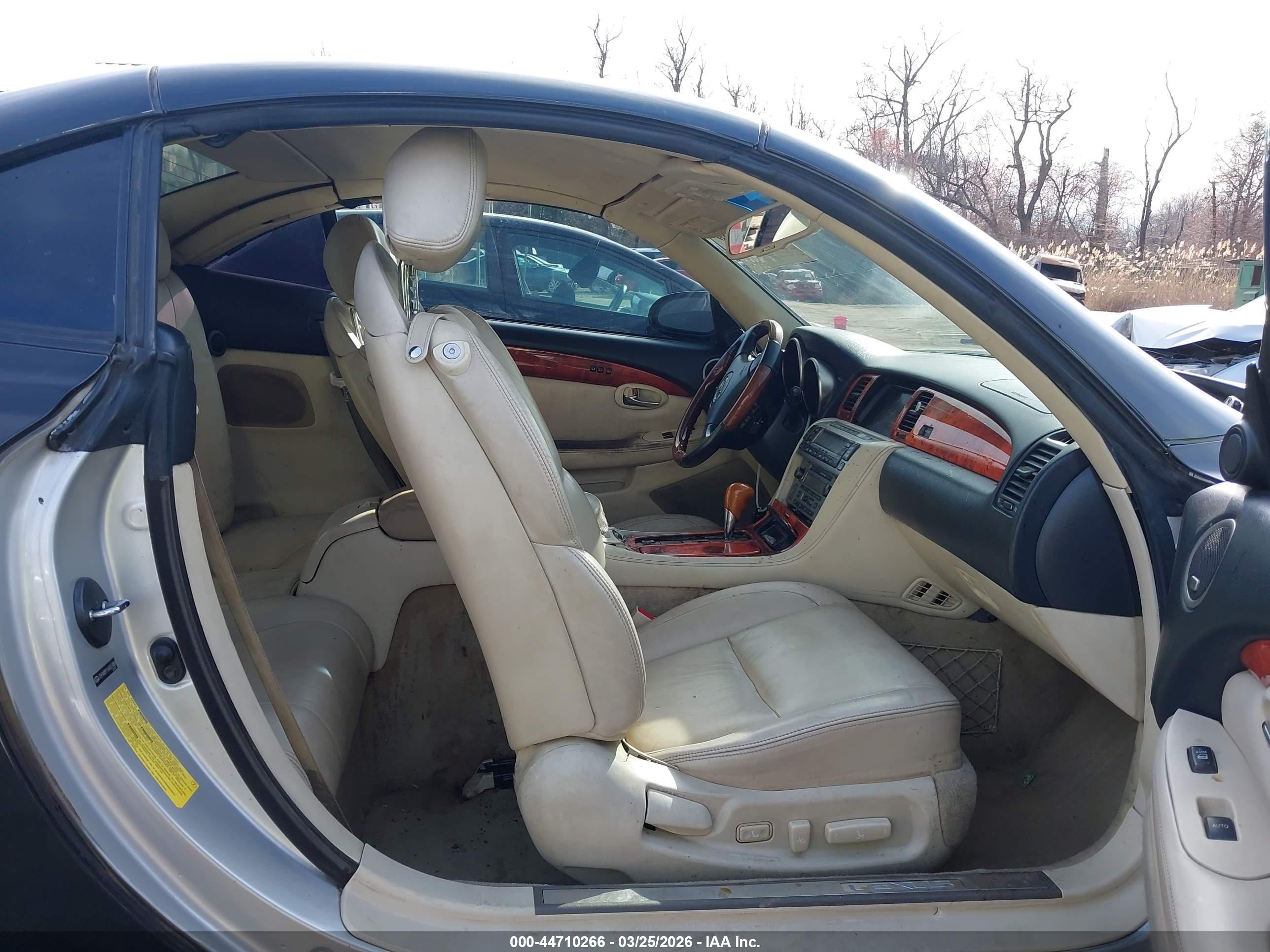 2006 Lexus Sc 430   Black vin: JTHFN48Y169007488