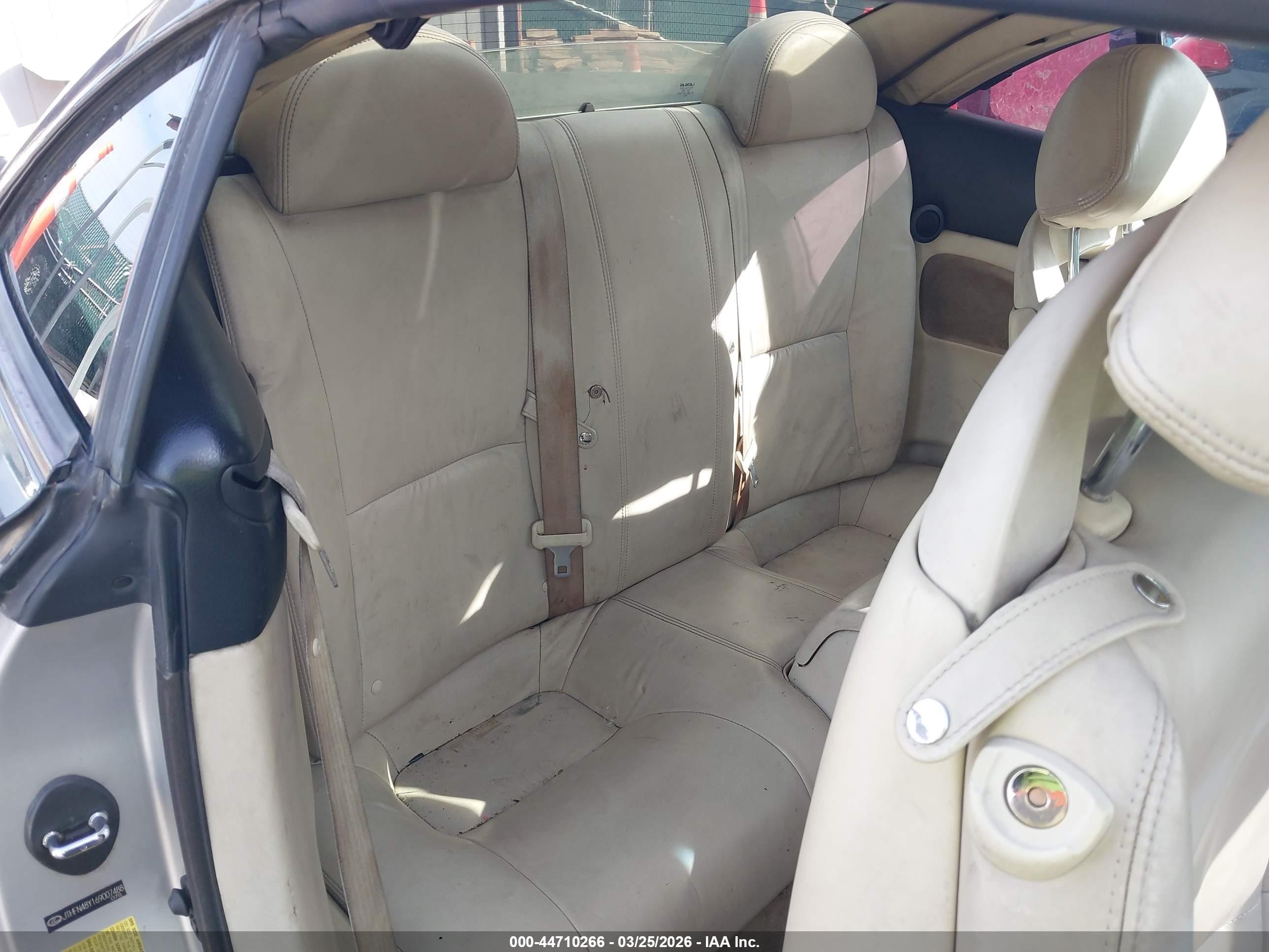 2006 Lexus Sc 430   Black vin: JTHFN48Y169007488