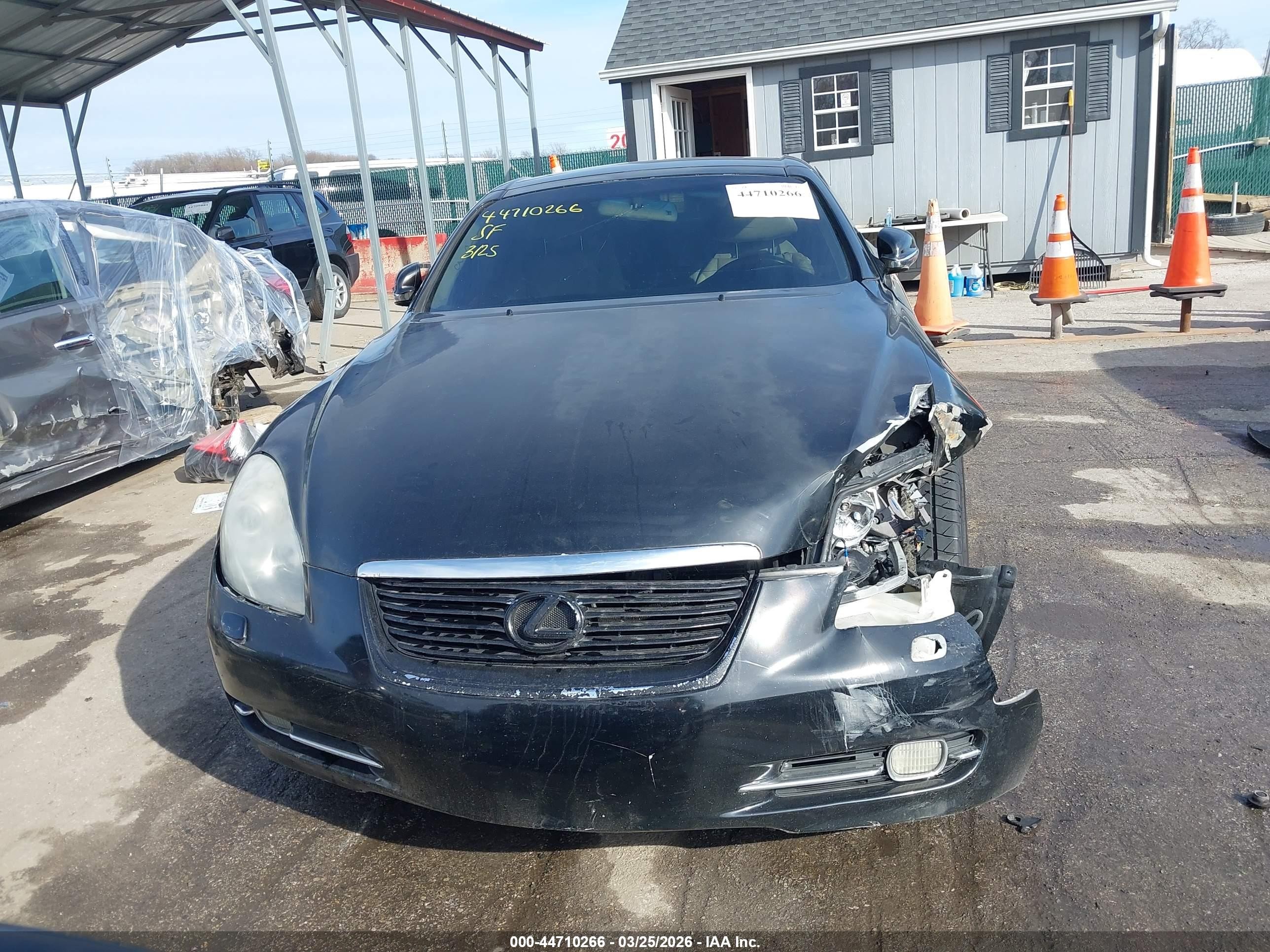 2006 Lexus Sc 430   Black vin: JTHFN48Y169007488