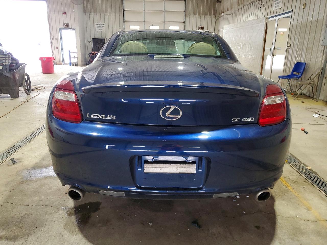 2006 Lexus Sc 430 Blue vin: JTHFN48Y169009239