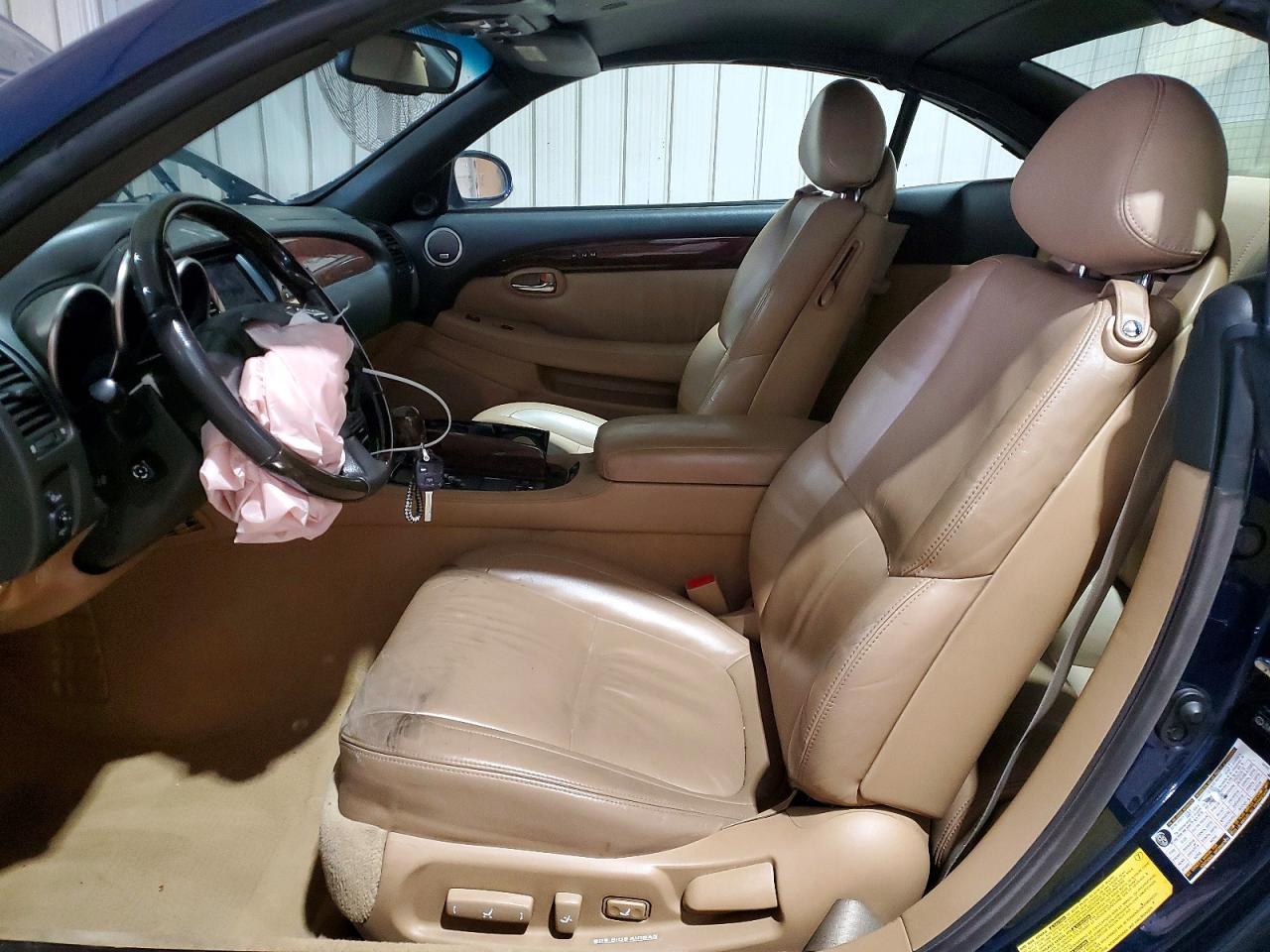 2006 Lexus Sc 430 Blue vin: JTHFN48Y169009239