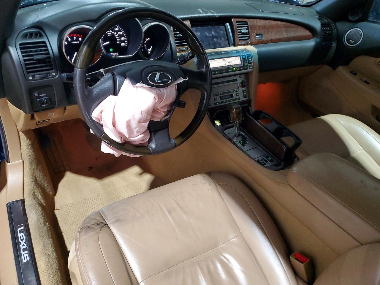 2006 Lexus Sc 430 Blue vin: JTHFN48Y169009239