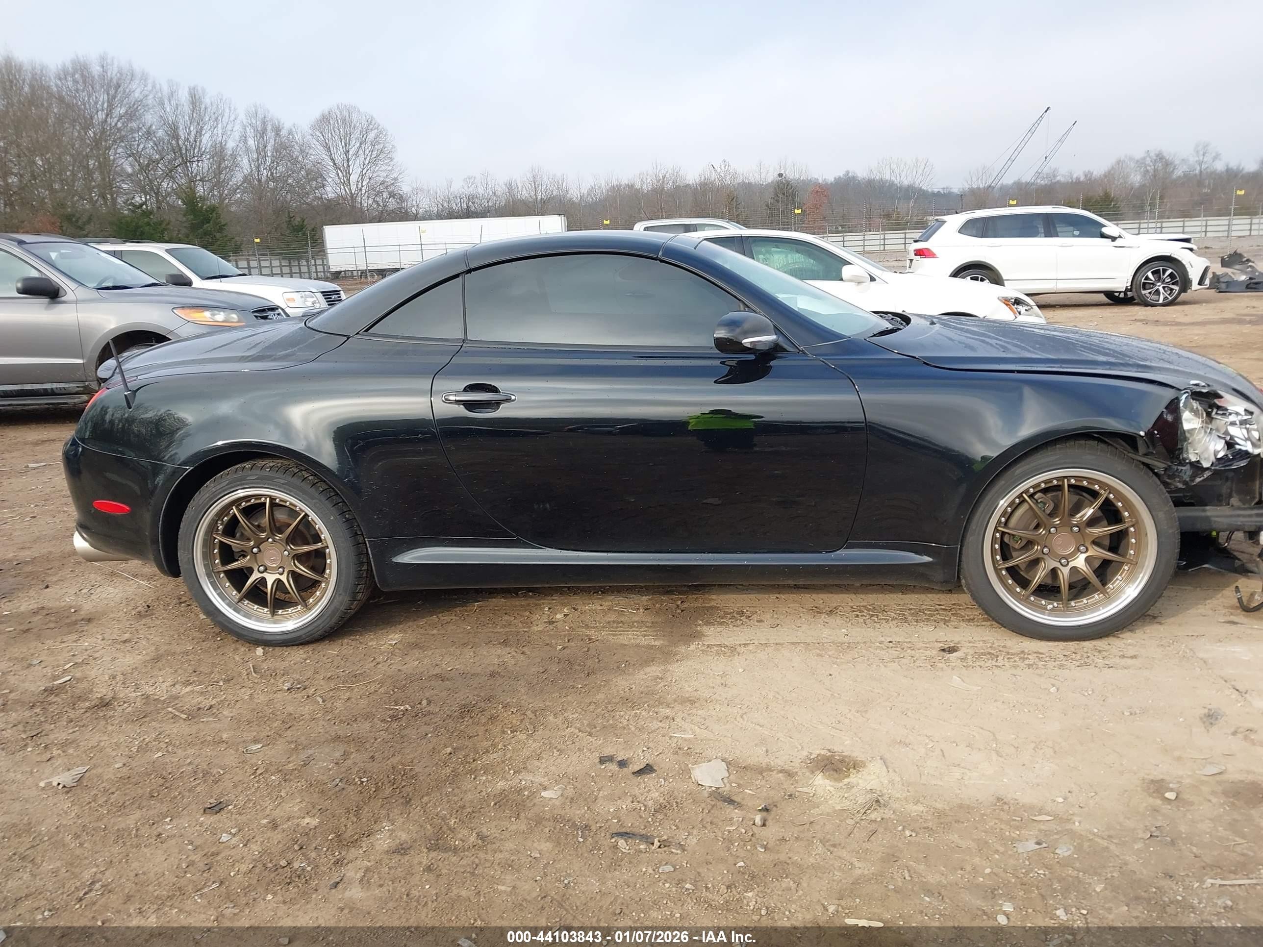 2002 Lexus Sc 430   Black vin: JTHFN48Y220004095