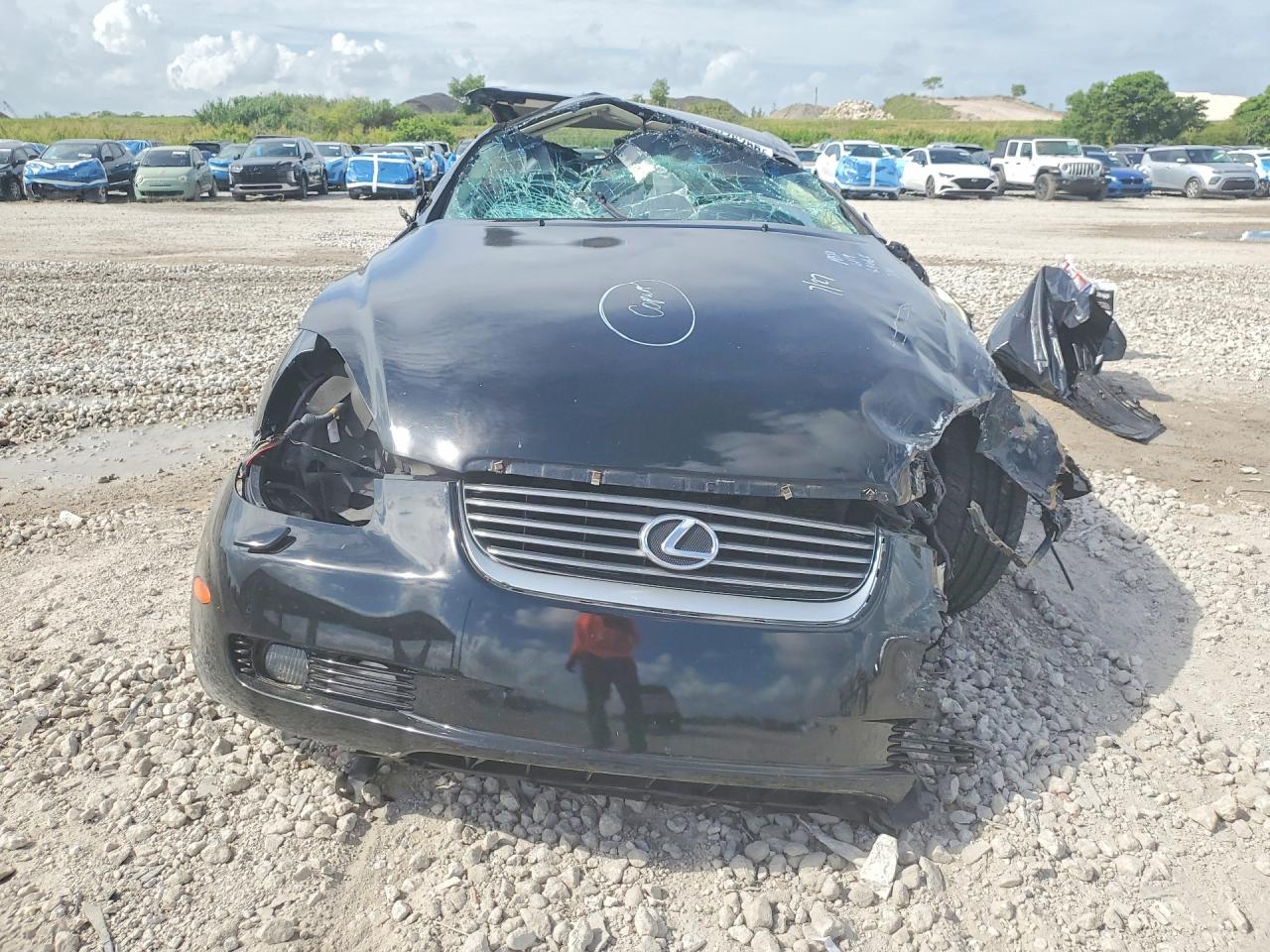 2002 Lexus Sc 430 Black vin: JTHFN48Y220013895