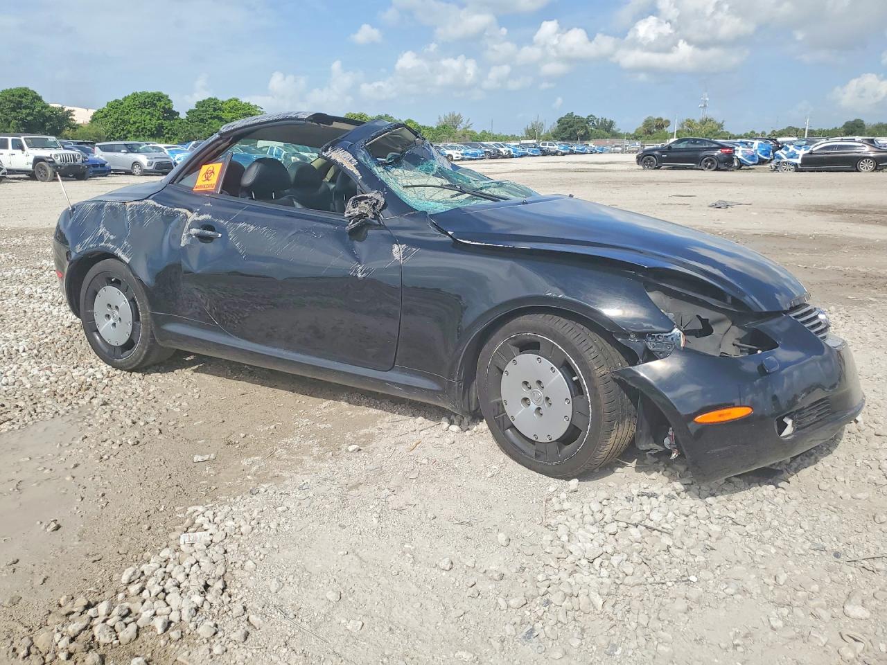 2002 Lexus Sc 430 Black vin: JTHFN48Y220013895