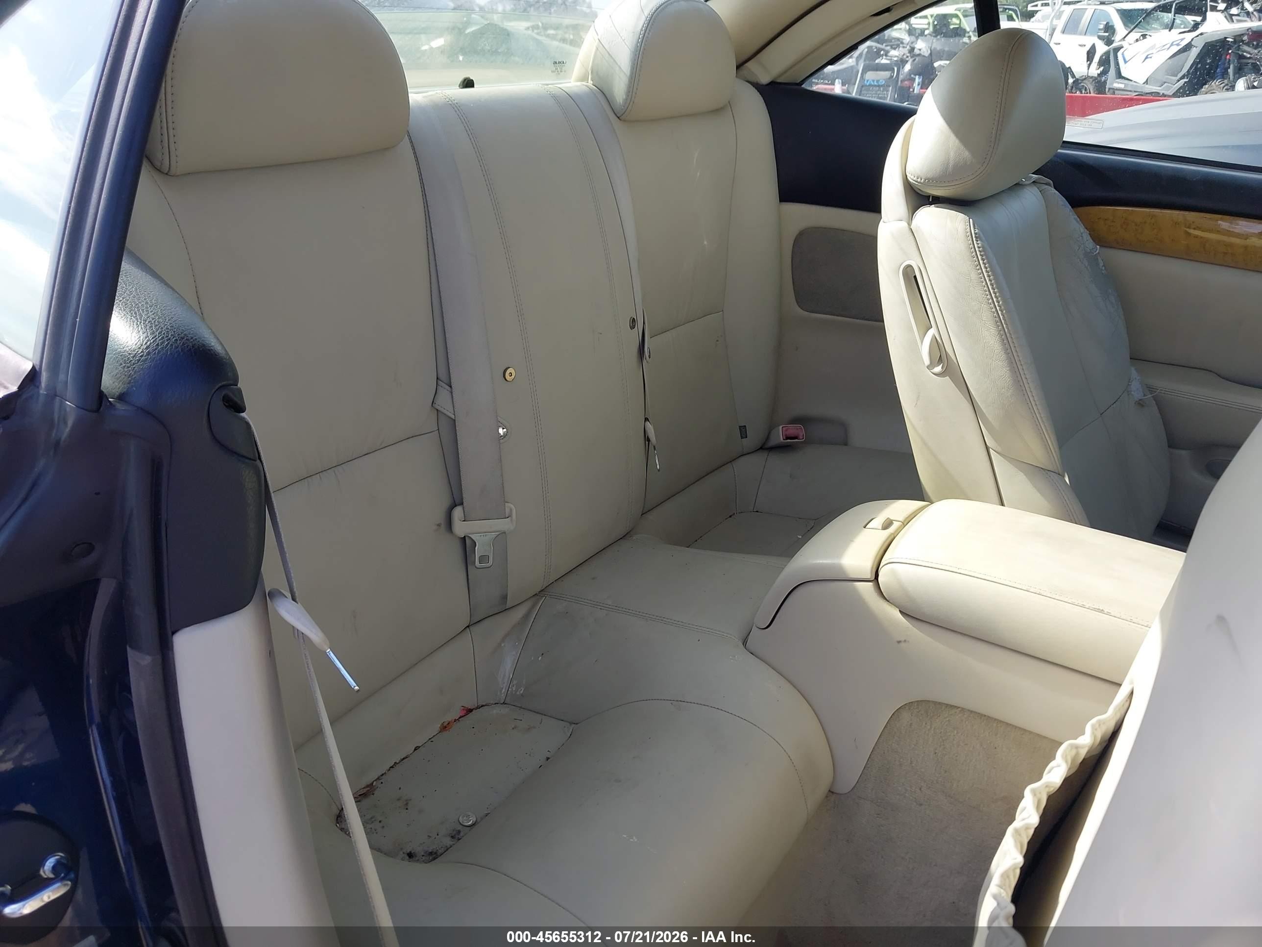 2003 Lexus Sc 430   Blue vin: JTHFN48Y230040547