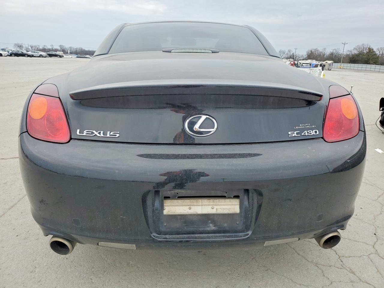 2003 Lexus Sc 430 Base Black vin: JTHFN48Y230042041