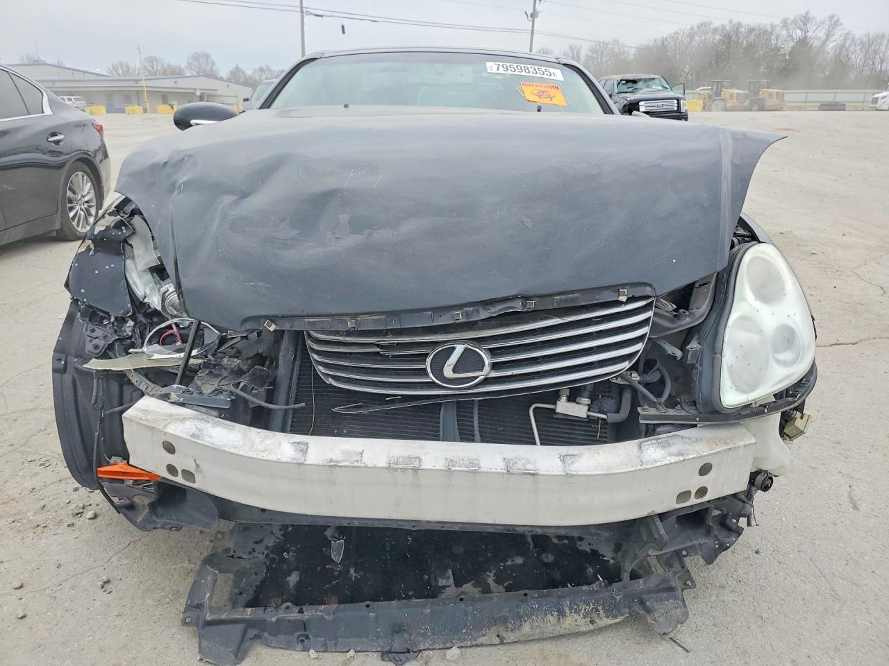 2003 Lexus Sc 430 Base Black vin: JTHFN48Y230042041