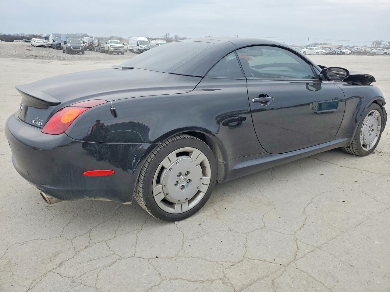 2003 Lexus Sc 430 Base Black vin: JTHFN48Y230042041