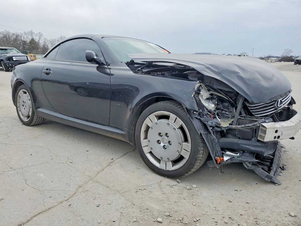 2003 Lexus Sc 430 Base Black vin: JTHFN48Y230042041