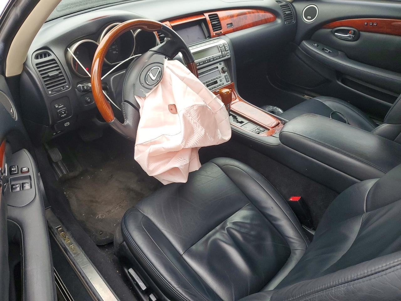 2003 Lexus Sc 430 Base Black vin: JTHFN48Y230042041