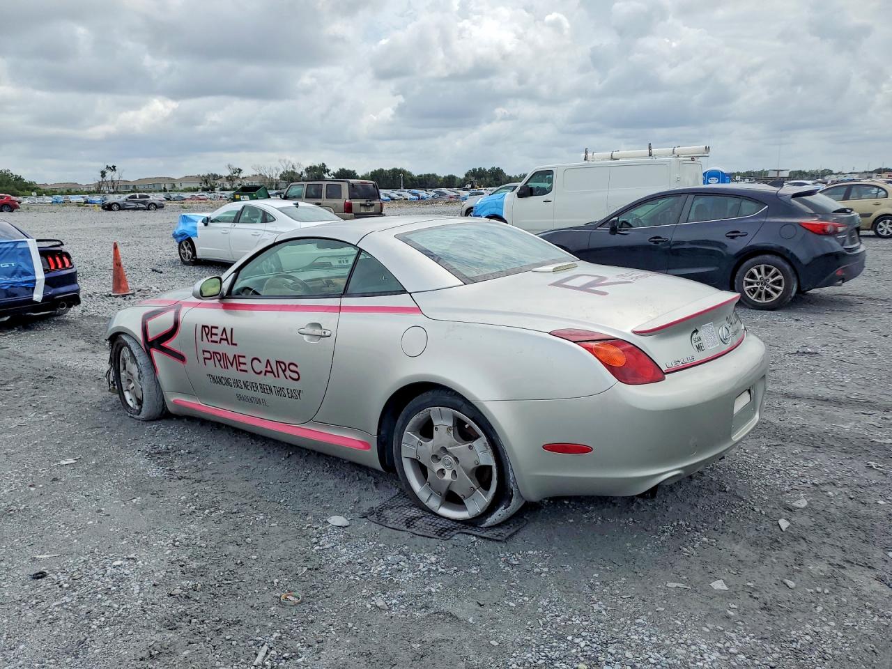 2004 Lexus Sc 430 Silver vin: JTHFN48Y240057656