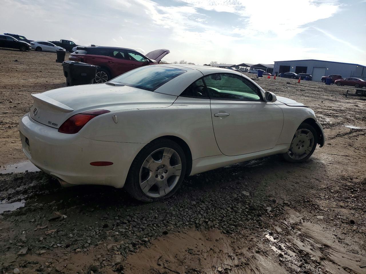 2005 Lexus Sc 430 White vin: JTHFN48Y250064107