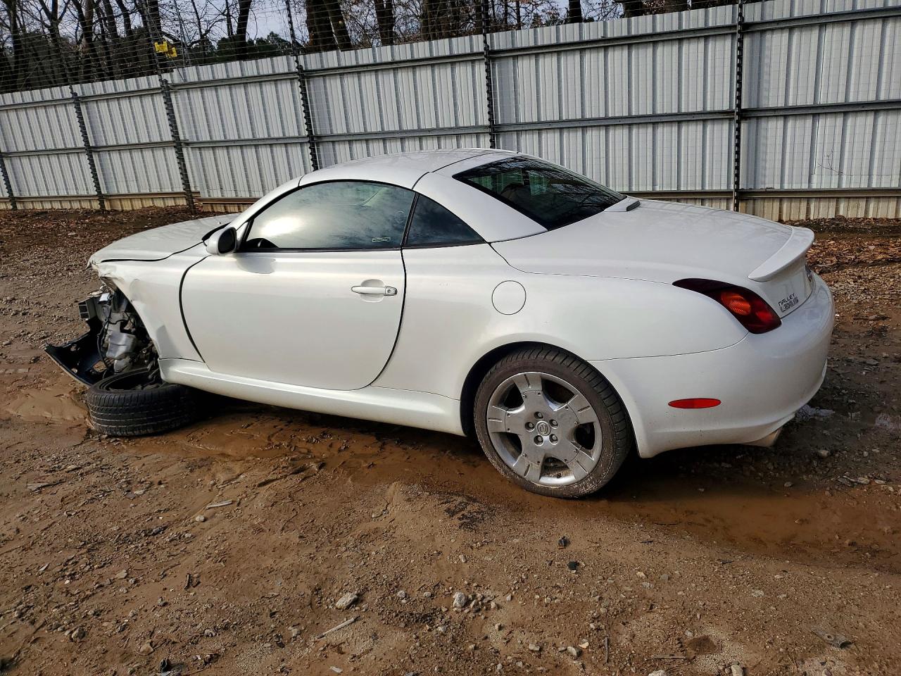 2005 Lexus Sc 430 White vin: JTHFN48Y250064107