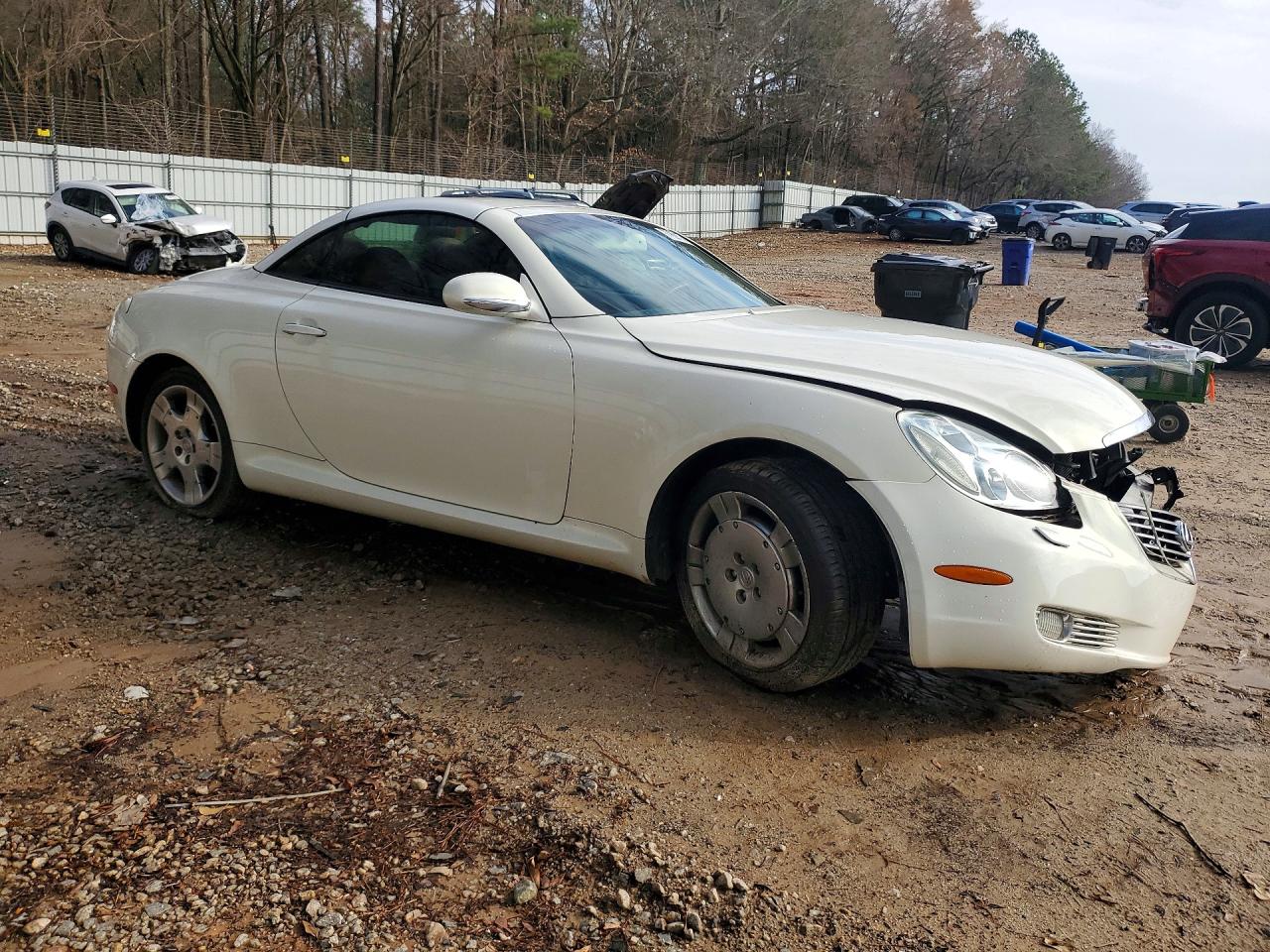 2005 Lexus Sc 430 White vin: JTHFN48Y250064107