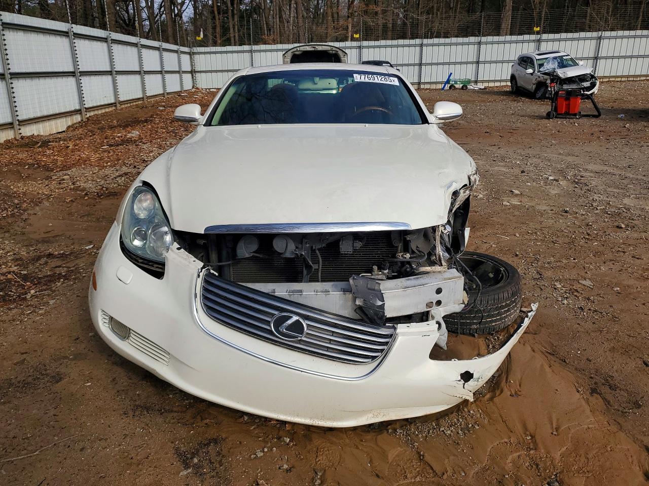 2005 Lexus Sc 430 White vin: JTHFN48Y250064107