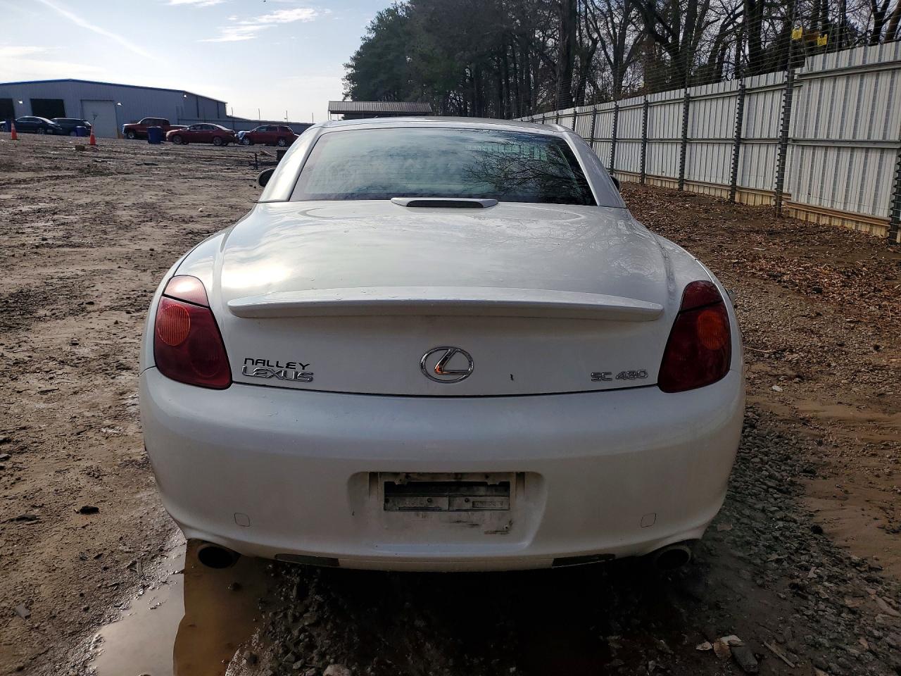2005 Lexus Sc 430 White vin: JTHFN48Y250064107