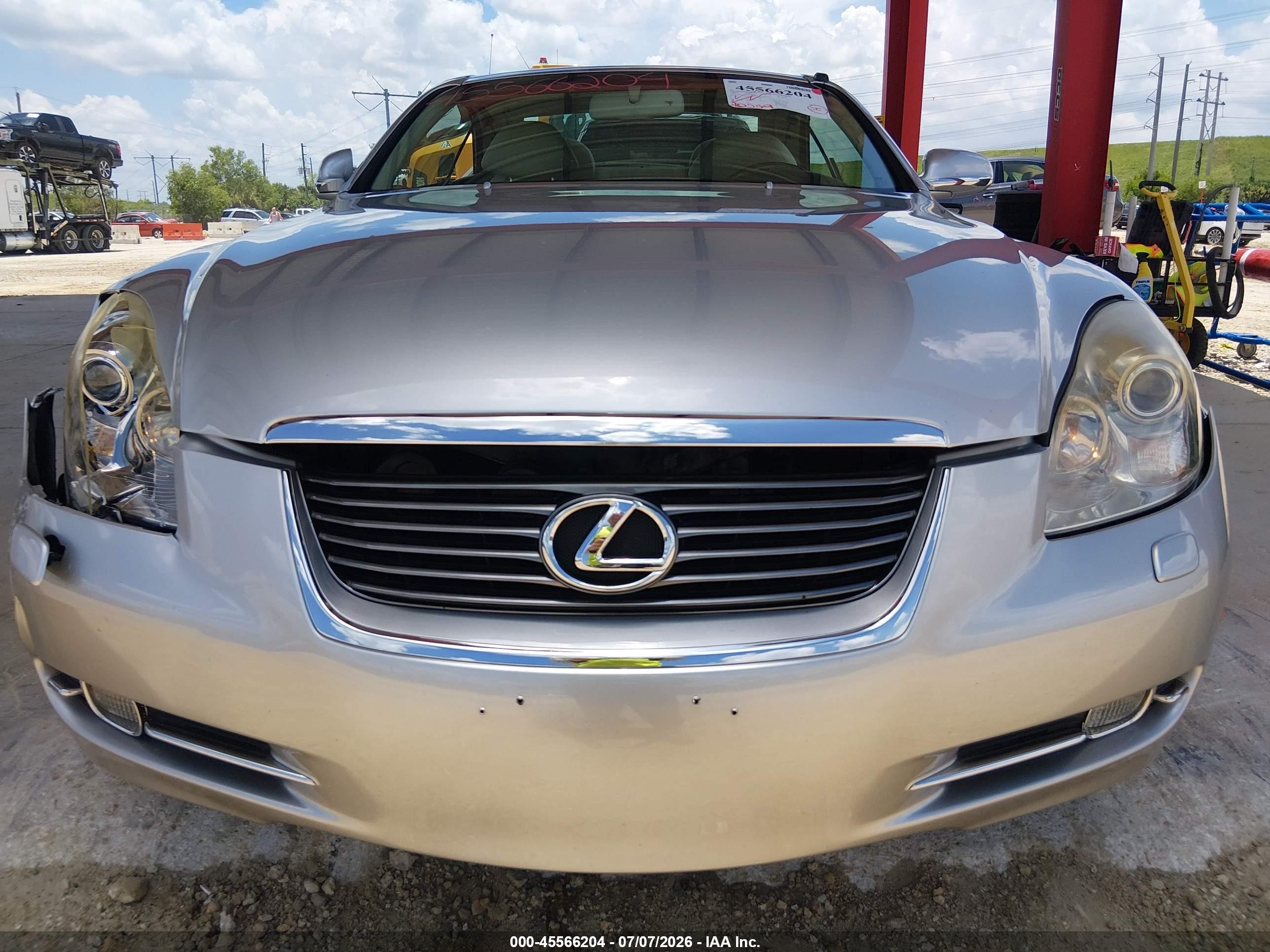 2006 Lexus Sc 430   Silver vin: JTHFN48Y269005894