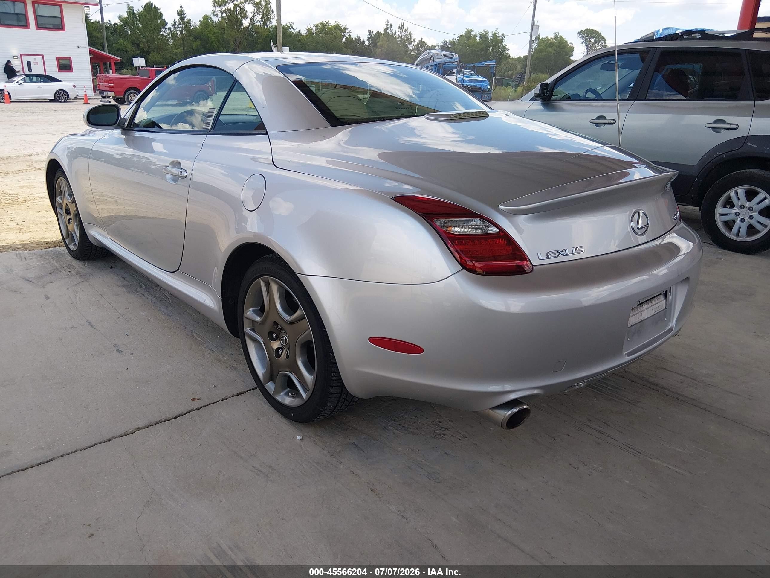2006 Lexus Sc 430   Silver vin: JTHFN48Y269005894