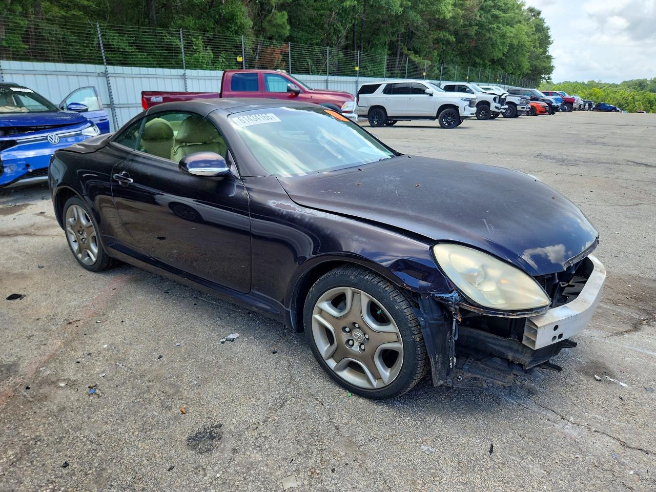 2006 Lexus Sc 430 Blue vin: JTHFN48Y269006639