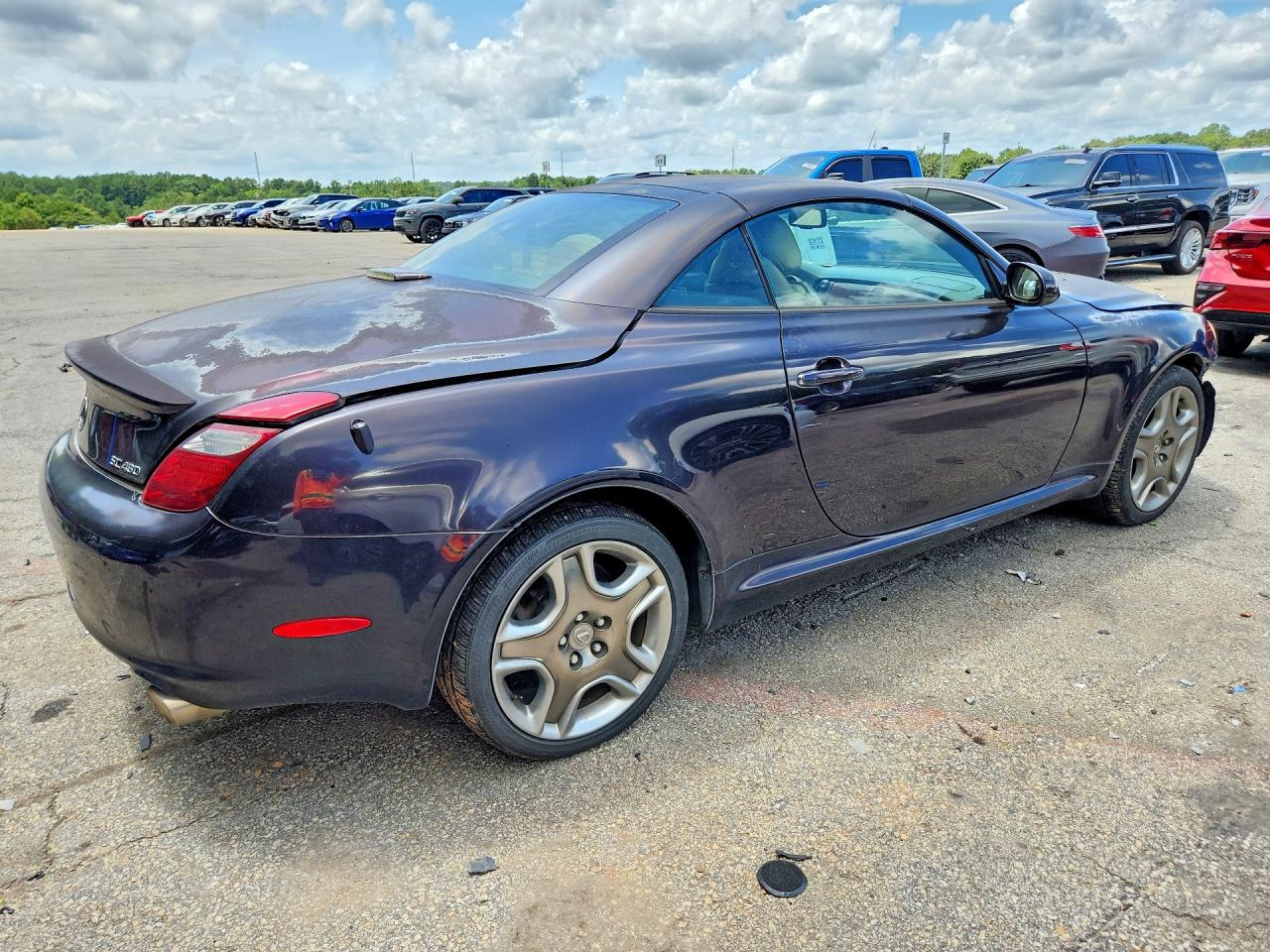 2006 Lexus Sc 430 Blue vin: JTHFN48Y269006639