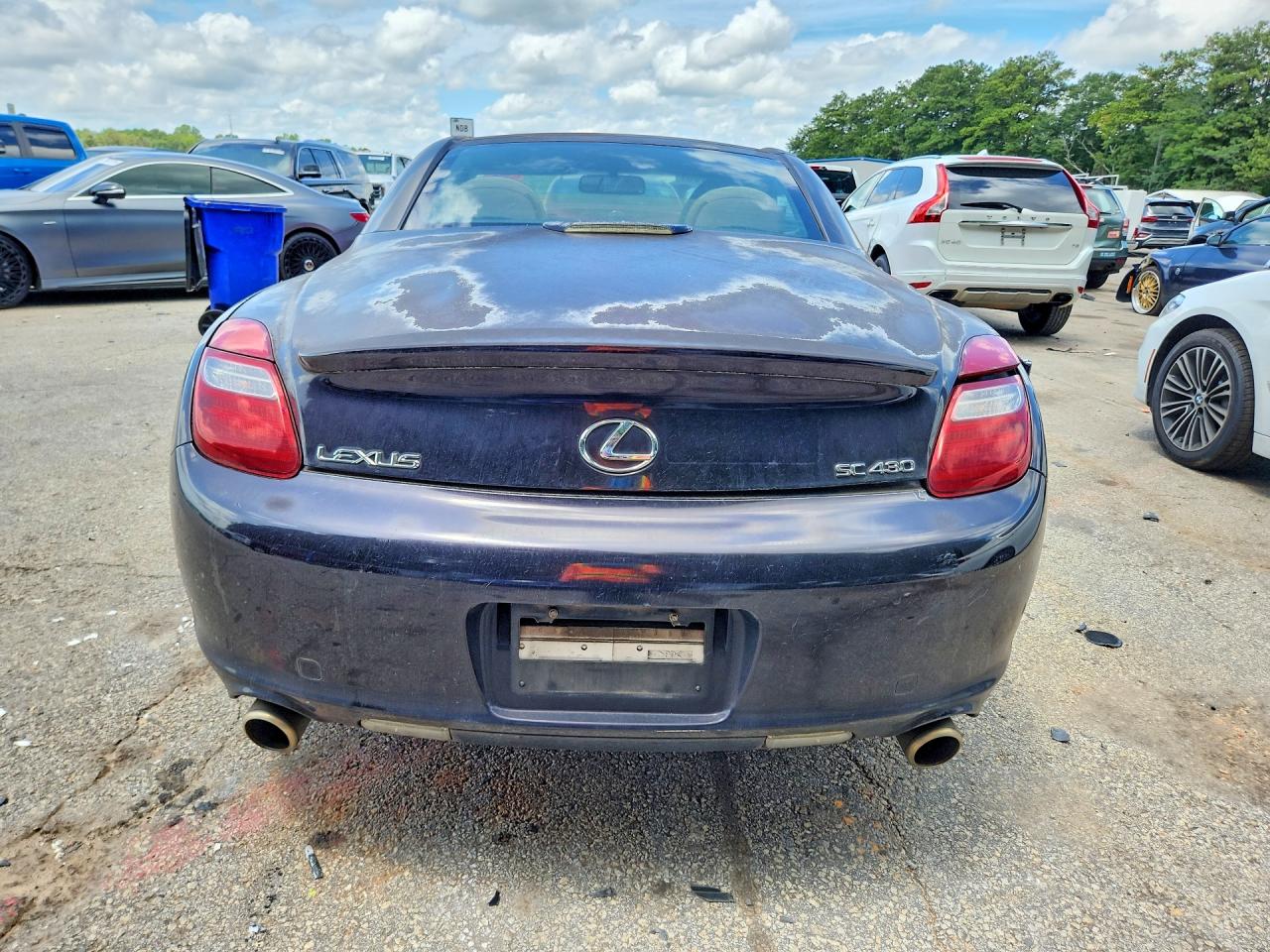 2006 Lexus Sc 430 Blue vin: JTHFN48Y269006639