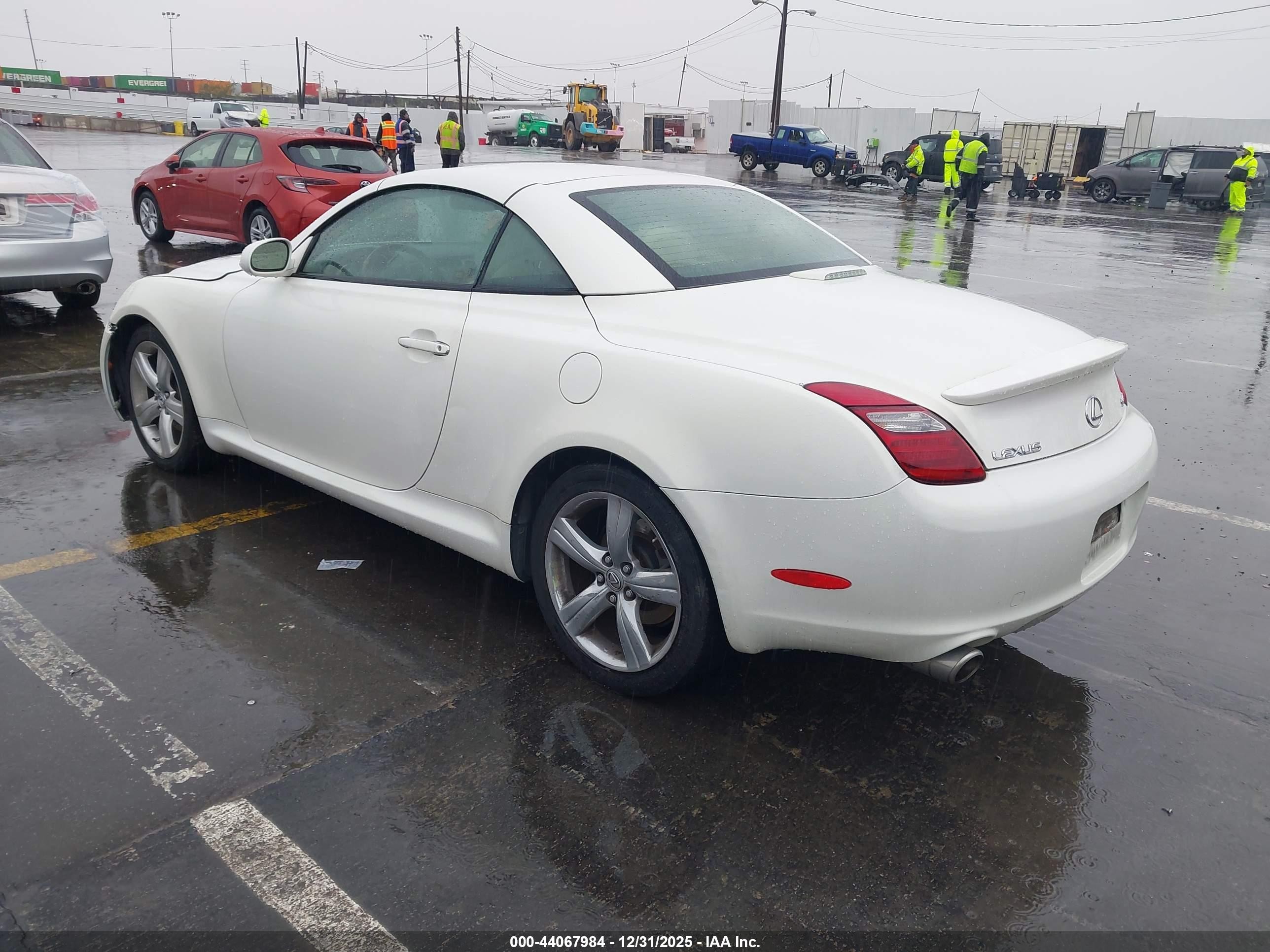 2006 Lexus Sc 430   White vin: JTHFN48Y269008178
