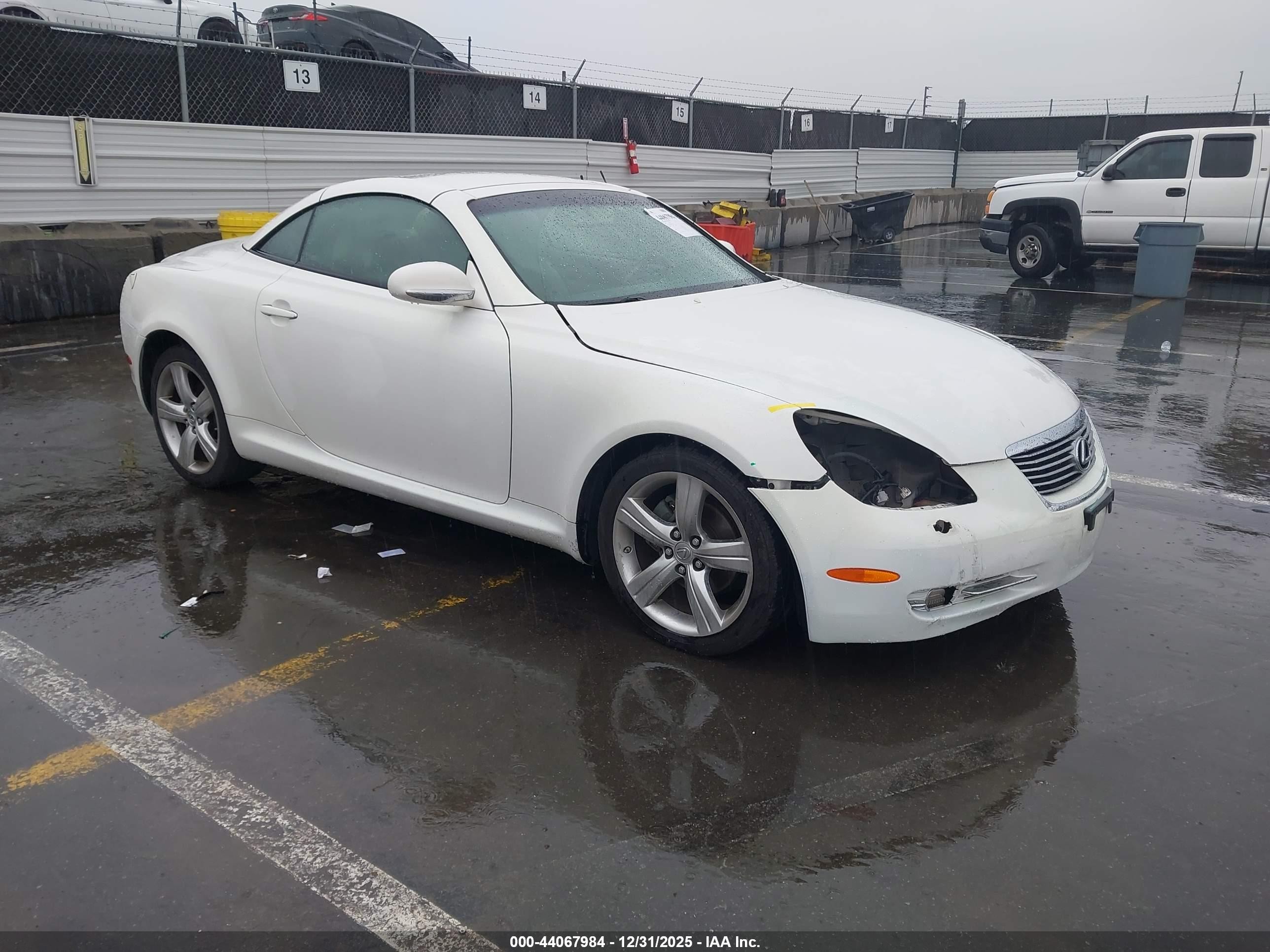 2006 Lexus Sc 430   White vin: JTHFN48Y269008178