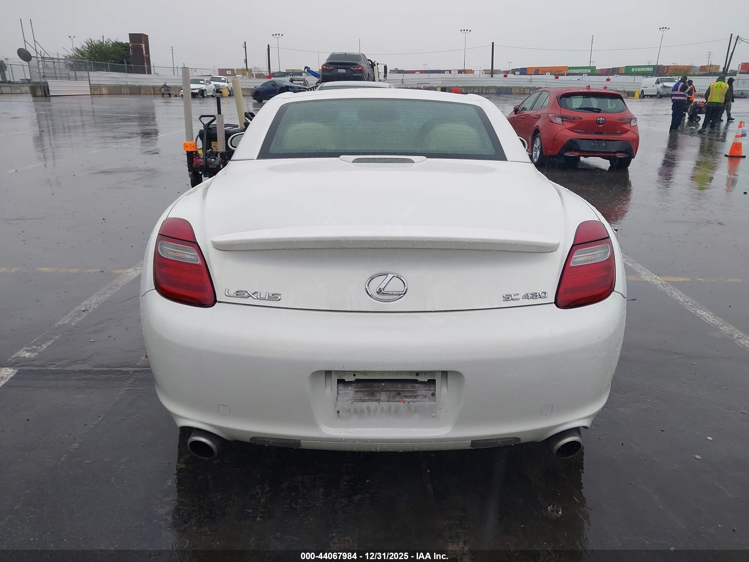 2006 Lexus Sc 430   White vin: JTHFN48Y269008178