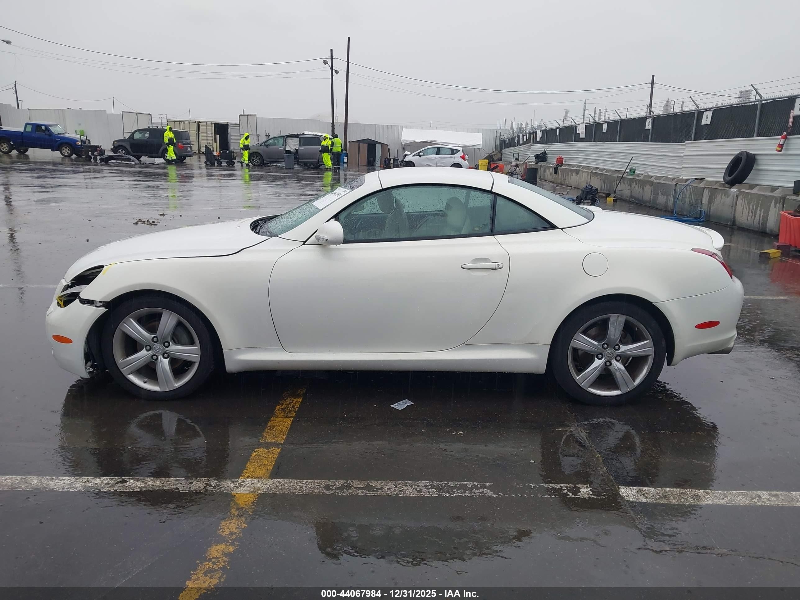 2006 Lexus Sc 430   White vin: JTHFN48Y269008178