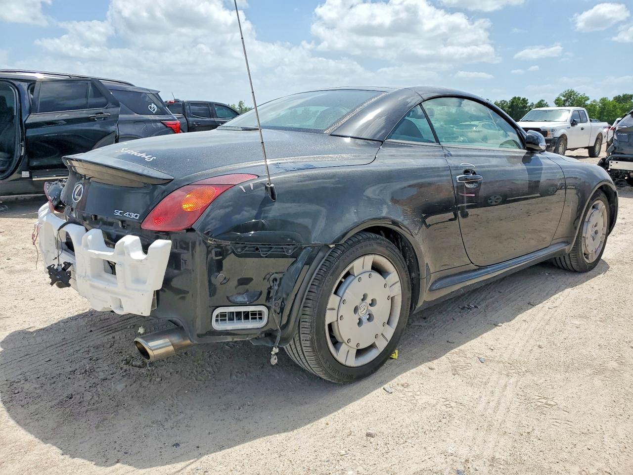 2002 Lexus Sc 430 Black vin: JTHFN48Y320011170
