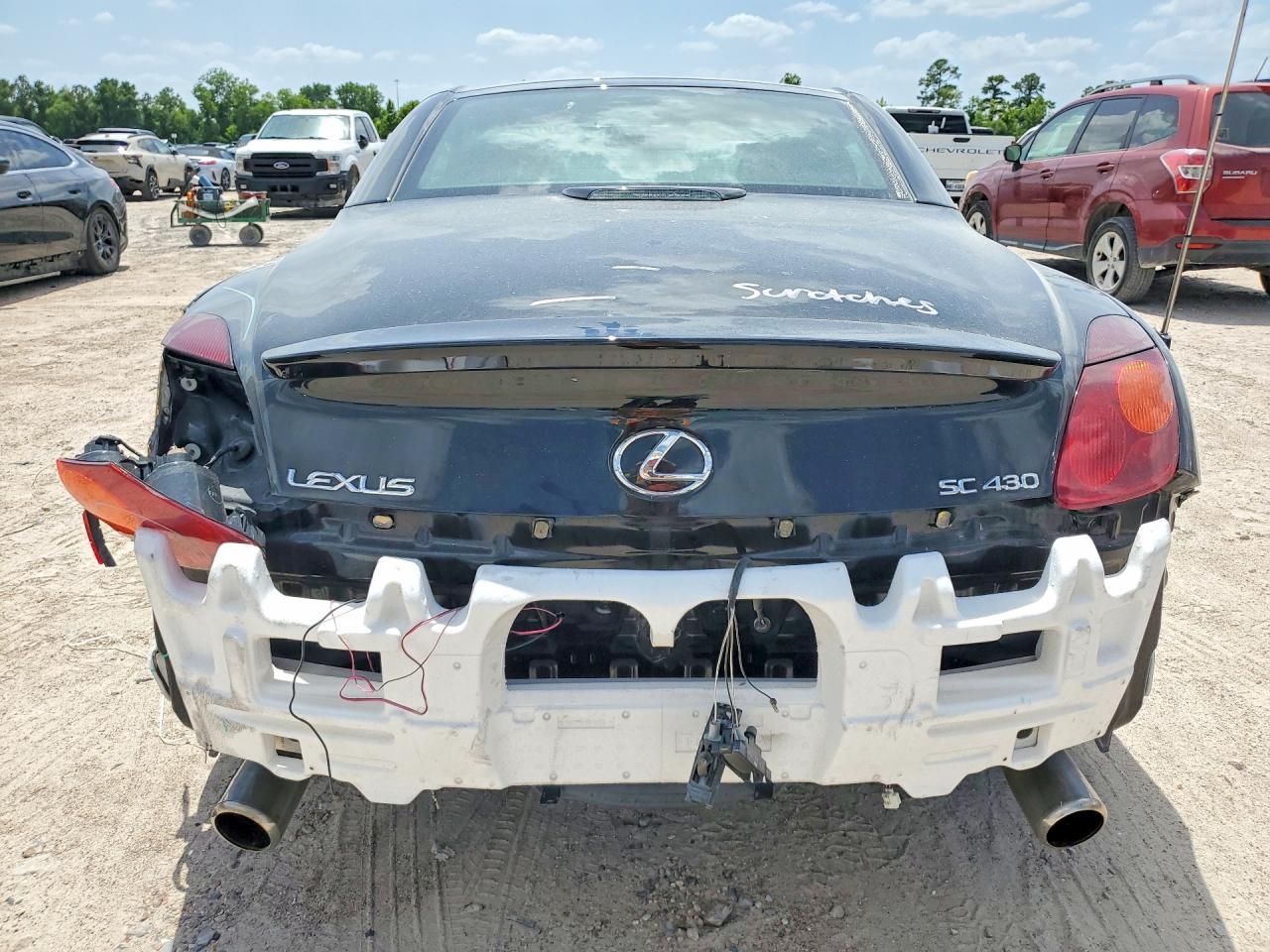 2002 Lexus Sc 430 Black vin: JTHFN48Y320011170