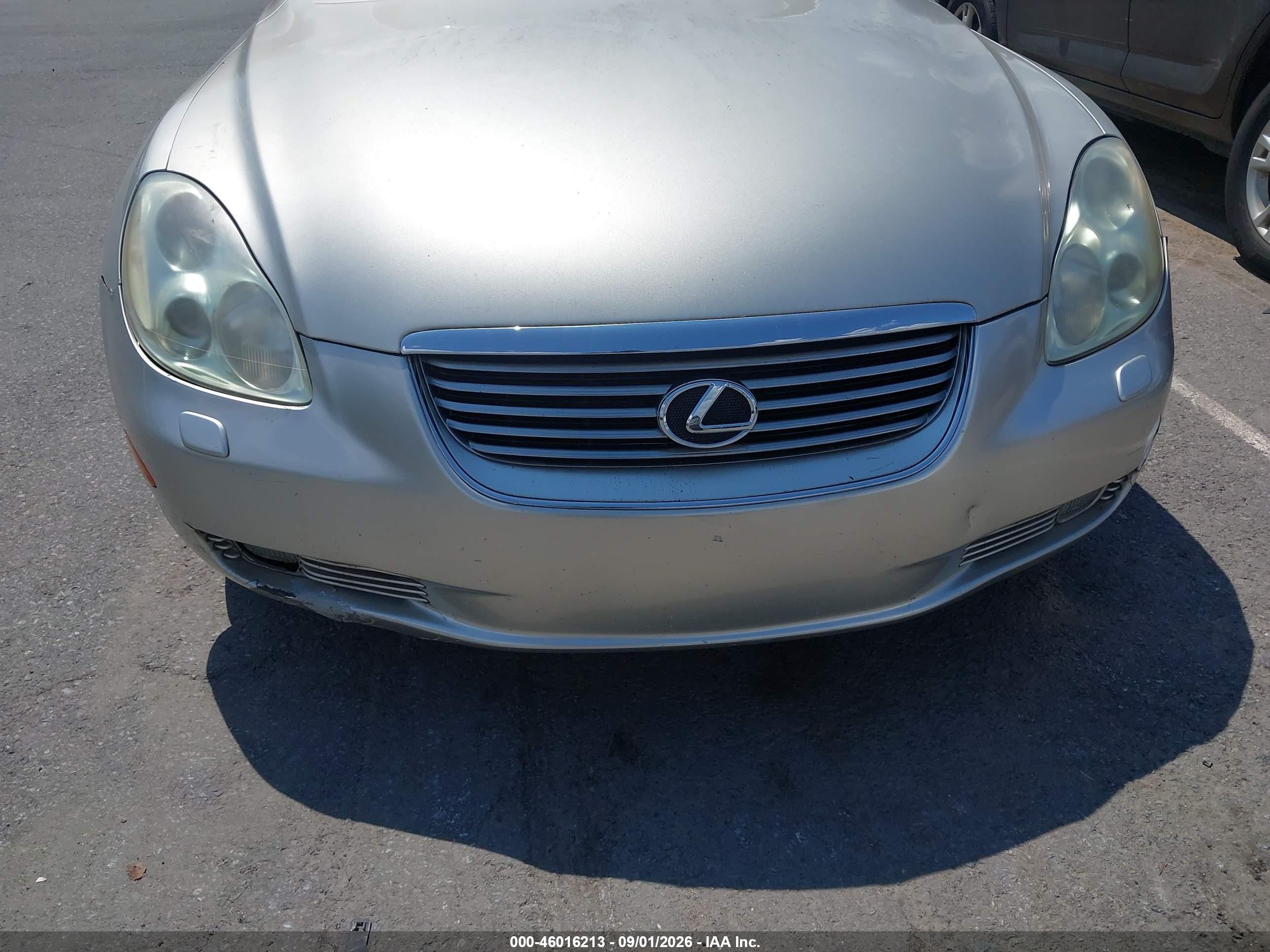 2002 Lexus Sc 430   Желто-коричневый vin: JTHFN48Y320017969