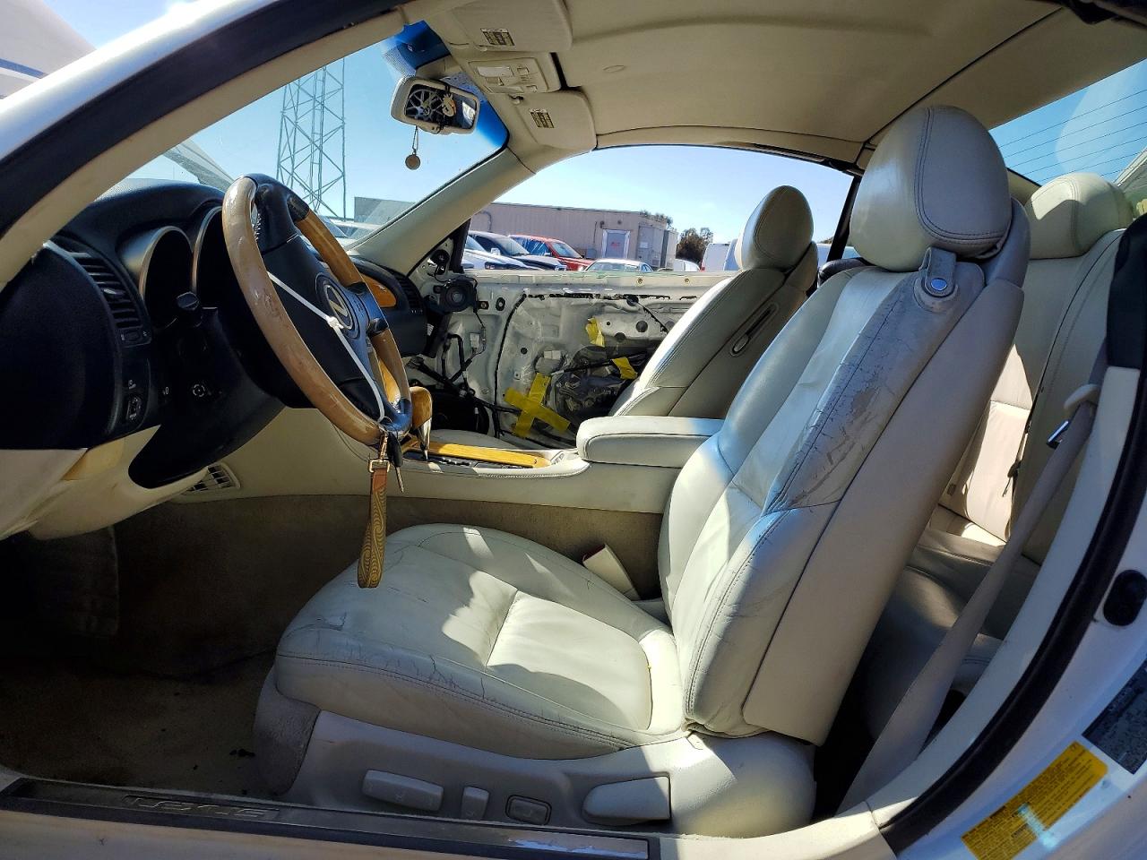 2002 Lexus Sc 430 White vin: JTHFN48Y320022072