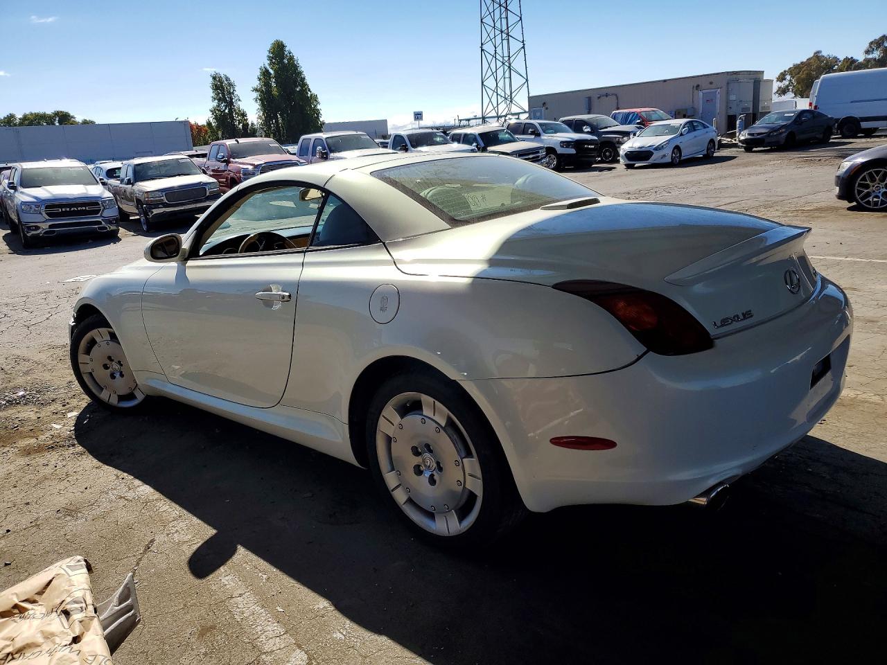 2002 Lexus Sc 430 White vin: JTHFN48Y320022072