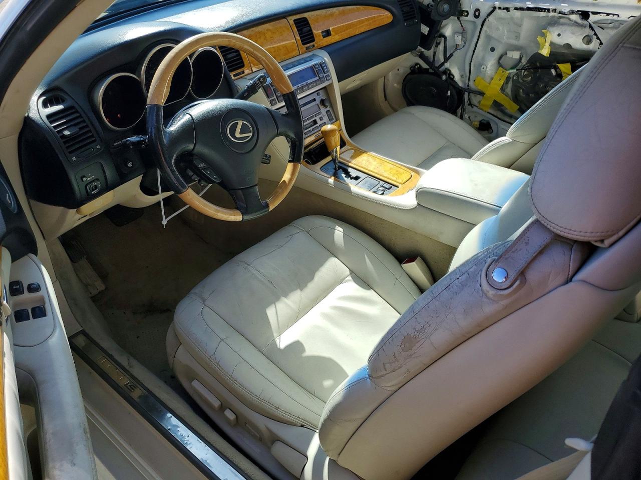 2002 Lexus Sc 430 White vin: JTHFN48Y320022072