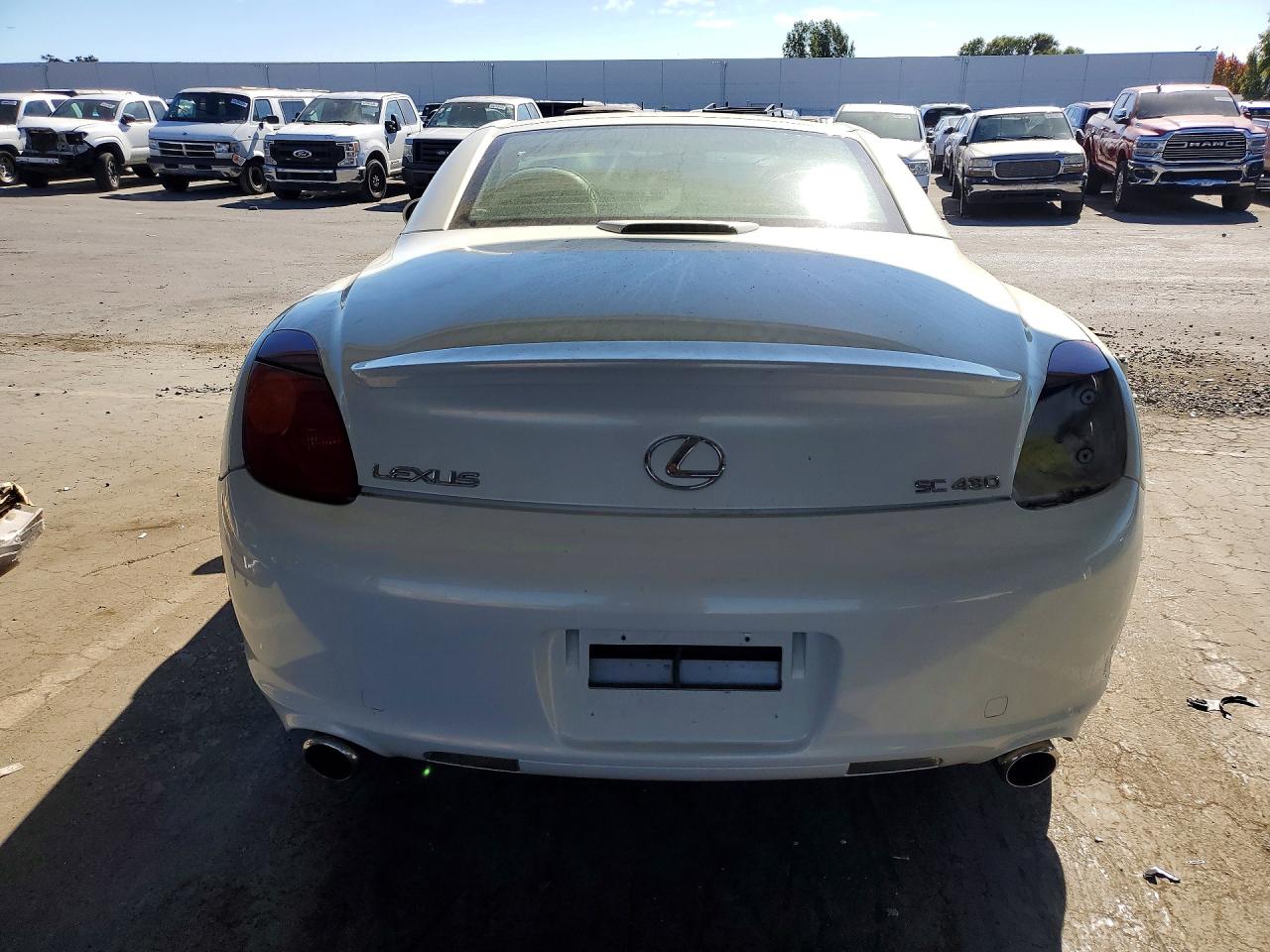 2002 Lexus Sc 430 White vin: JTHFN48Y320022072