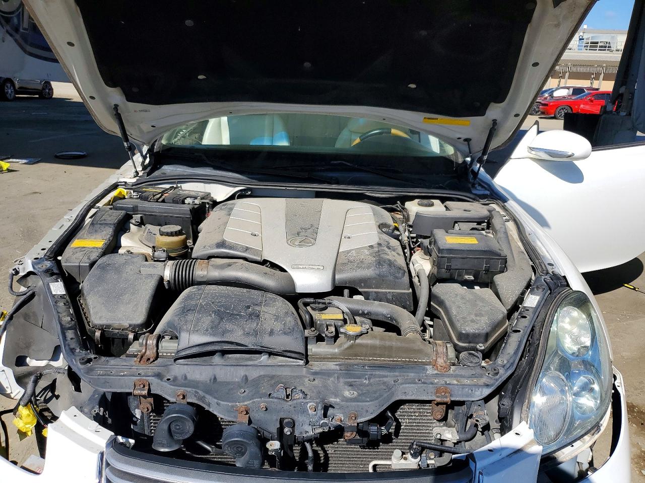 2002 Lexus Sc 430 White vin: JTHFN48Y320022072
