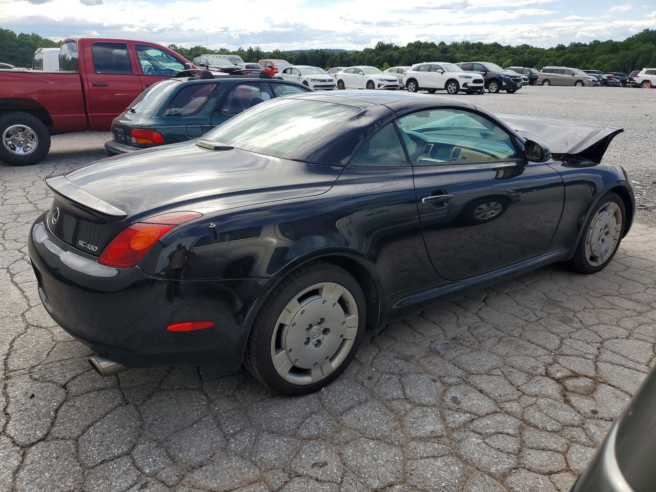 2002 Lexus Sc 430 Black vin: JTHFN48Y320026526