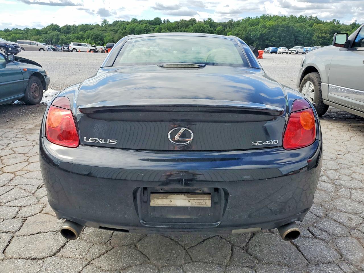 2002 Lexus Sc 430 Black vin: JTHFN48Y320026526