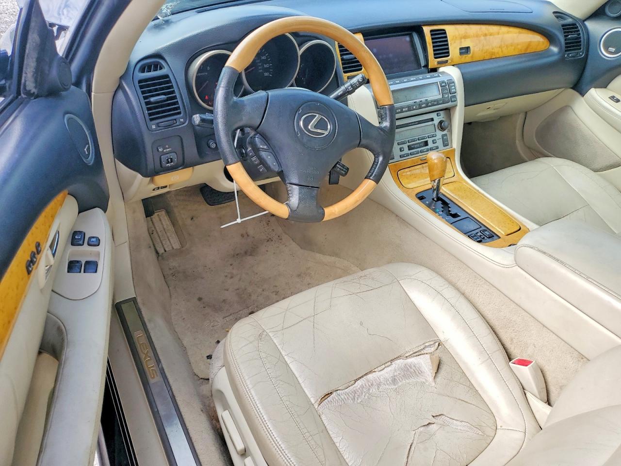2002 Lexus Sc 430 Black vin: JTHFN48Y320026526