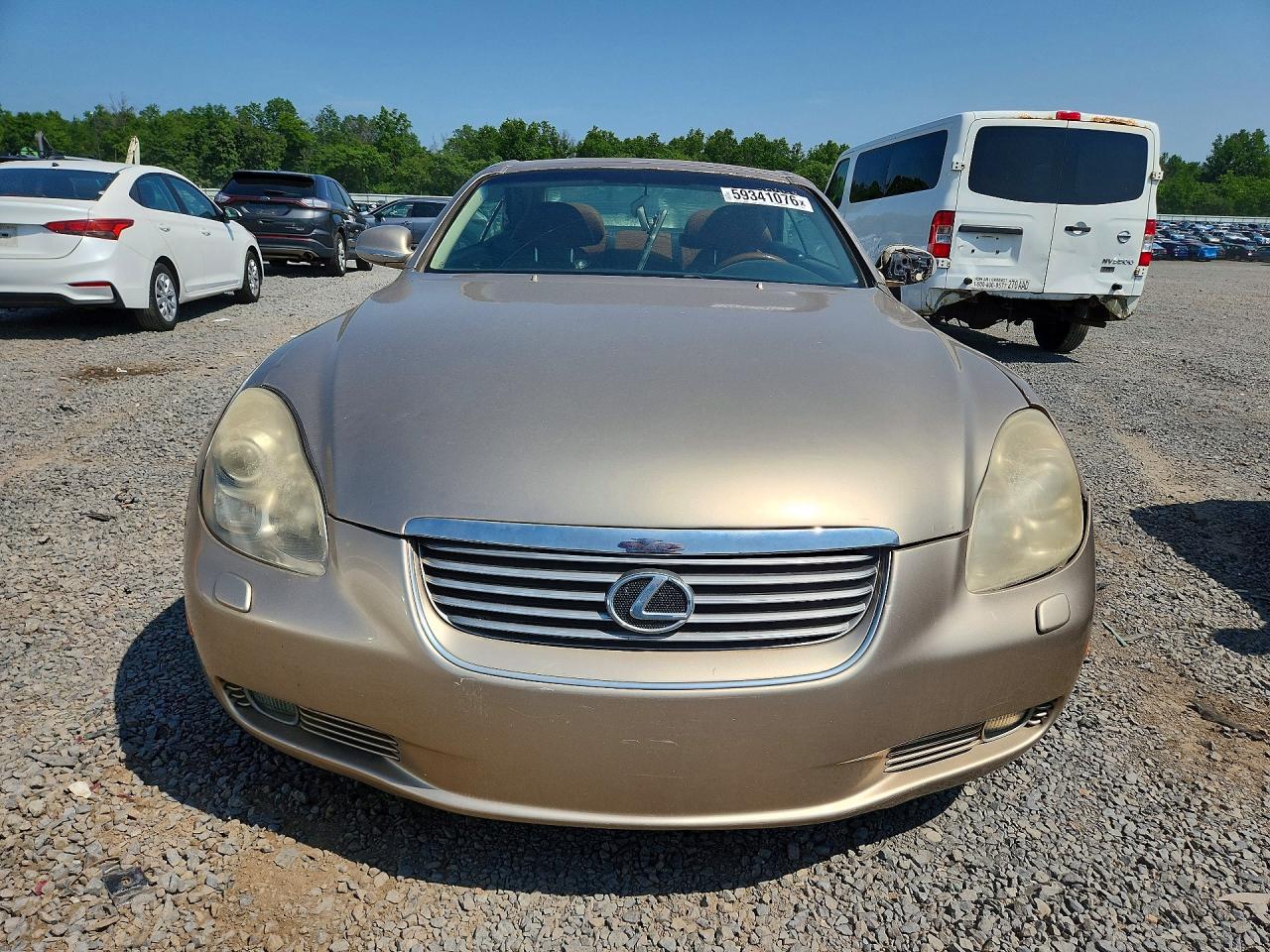 2003 Lexus Sc 430 Gold vin: JTHFN48Y330036457