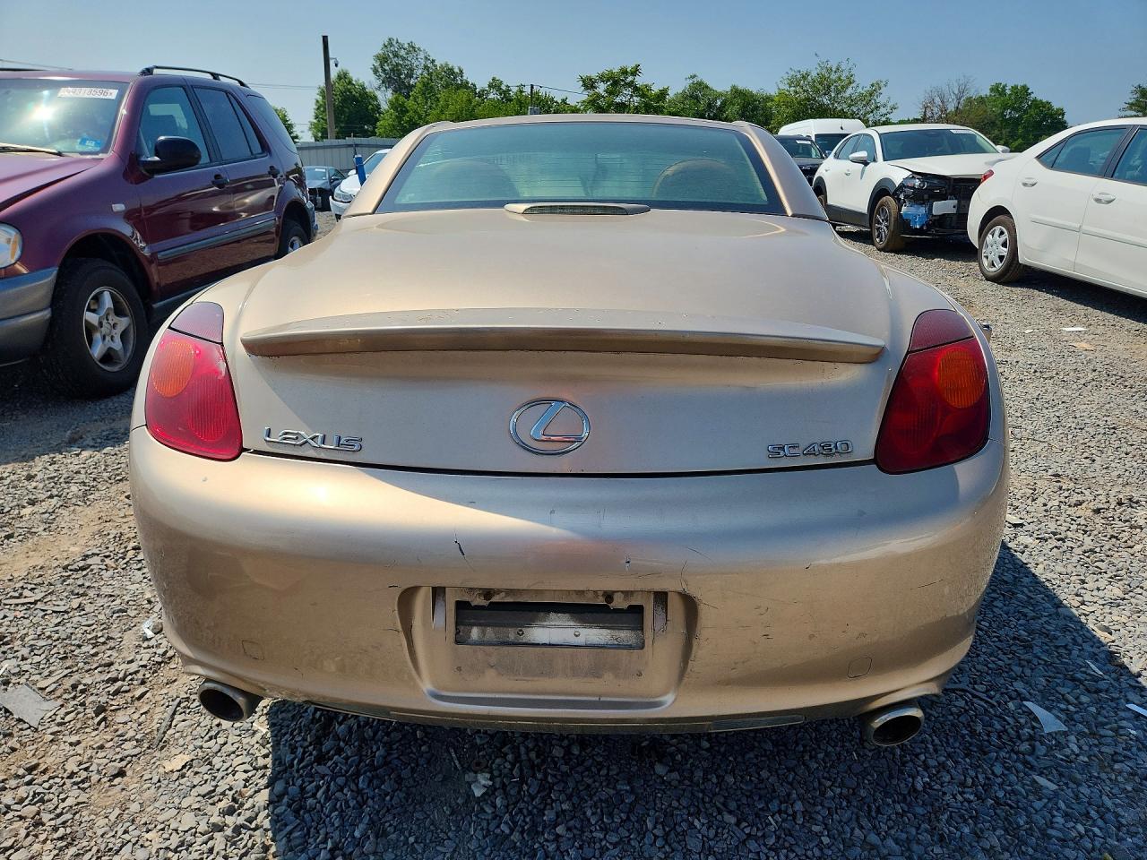 2003 Lexus Sc 430 Gold vin: JTHFN48Y330036457