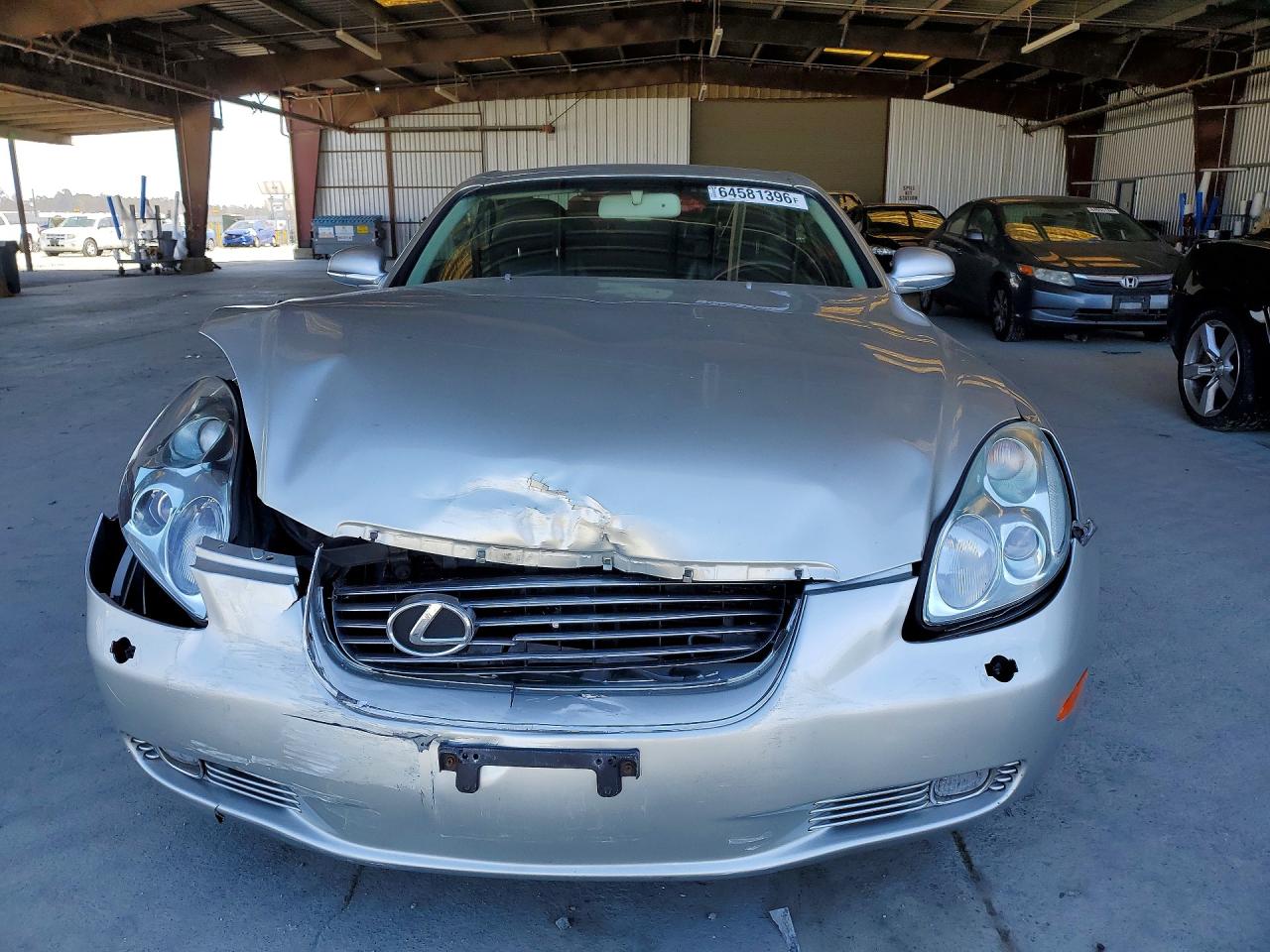 2003 Lexus Sc 430 Silver vin: JTHFN48Y330037396