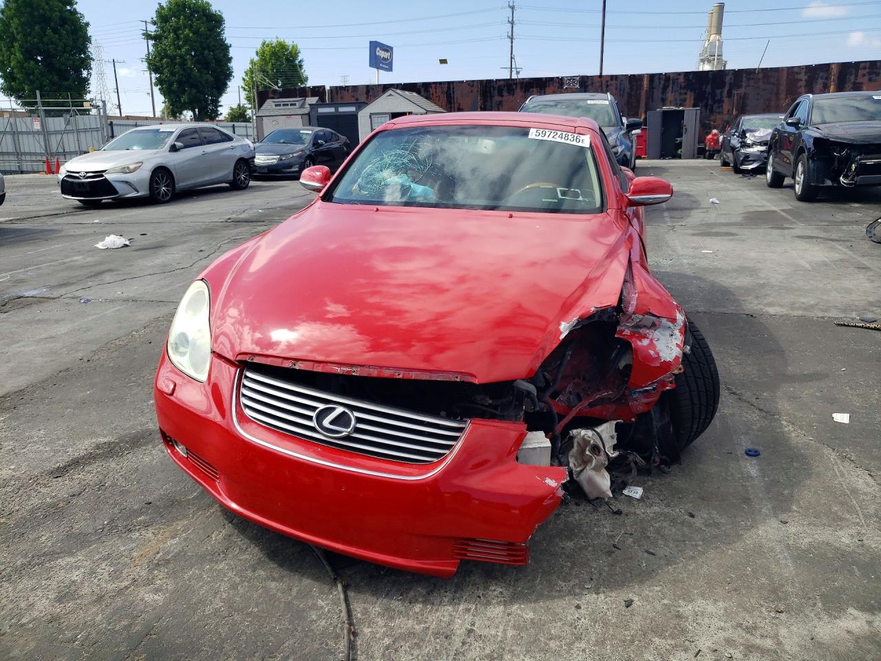 2004 Lexus Sc 430 Red vin: JTHFN48Y340053664