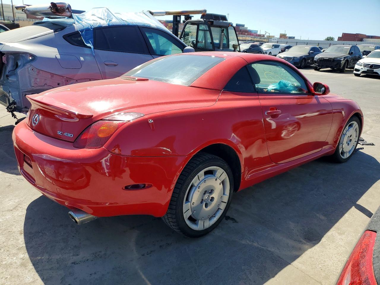 2004 Lexus Sc 430 Red vin: JTHFN48Y340053664