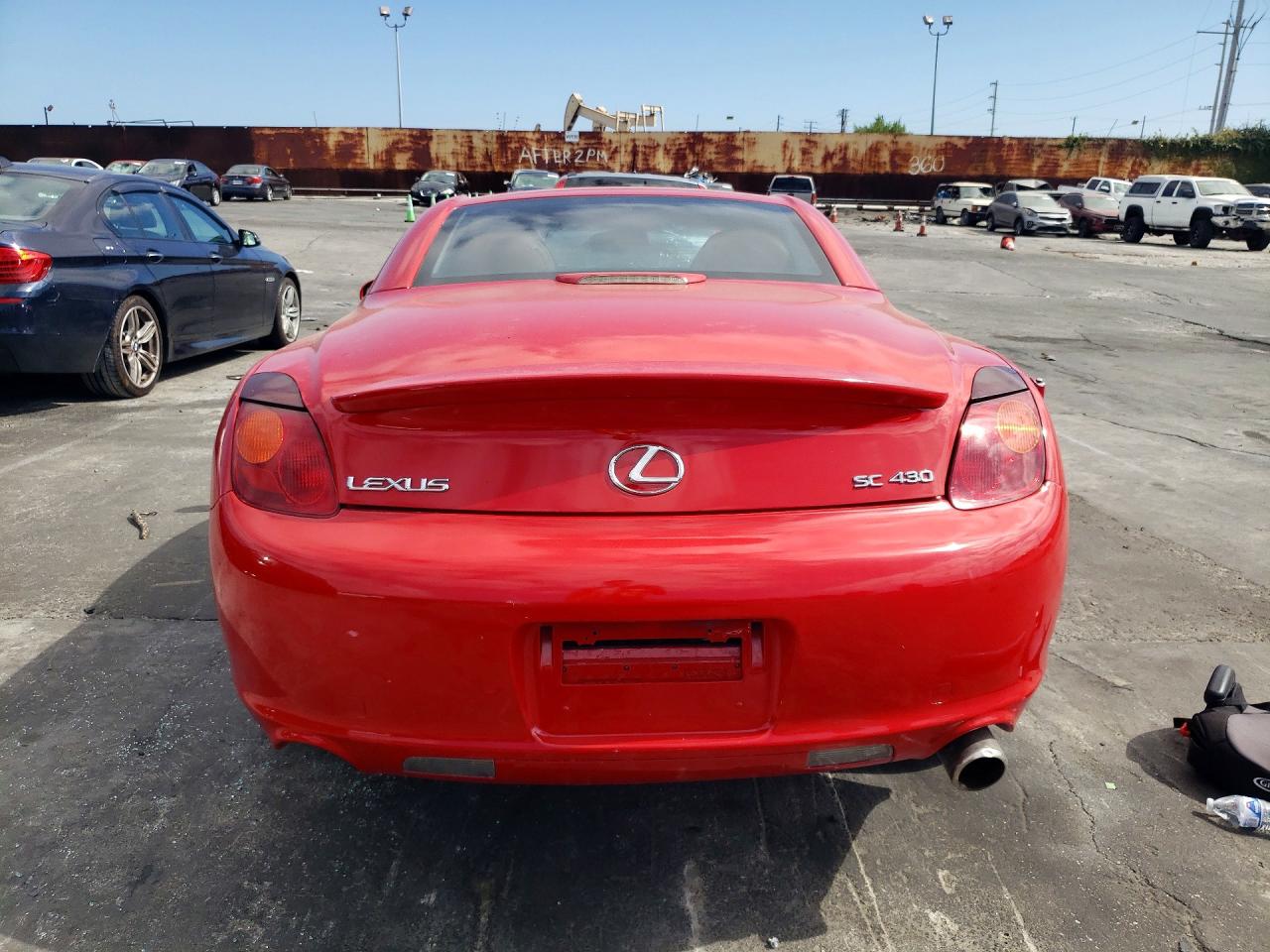 2004 Lexus Sc 430 Red vin: JTHFN48Y340053664